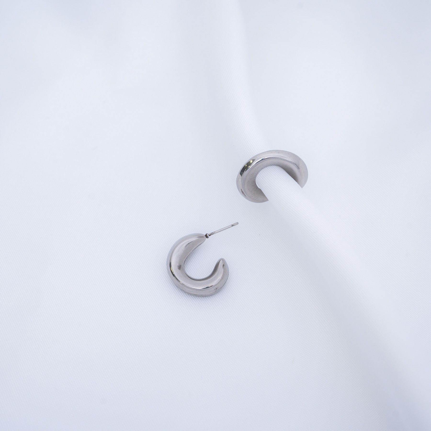 GENEVIEVE HOOPS - SILVER ' - ' ΚΡΙΚΟΙ