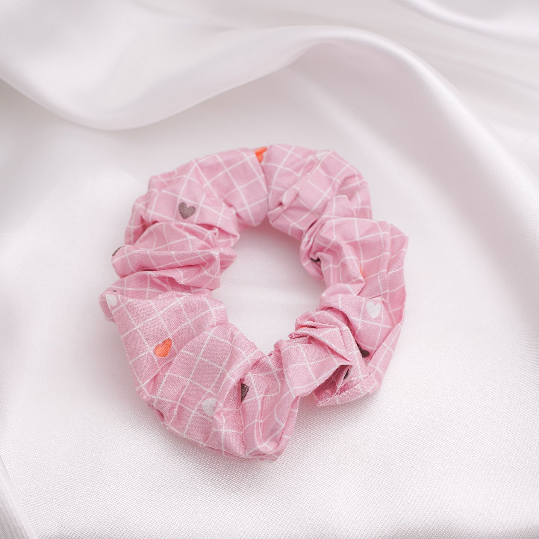 SERENA SCRUNCHIE - PINK  ' - ' SCRUNCHIES