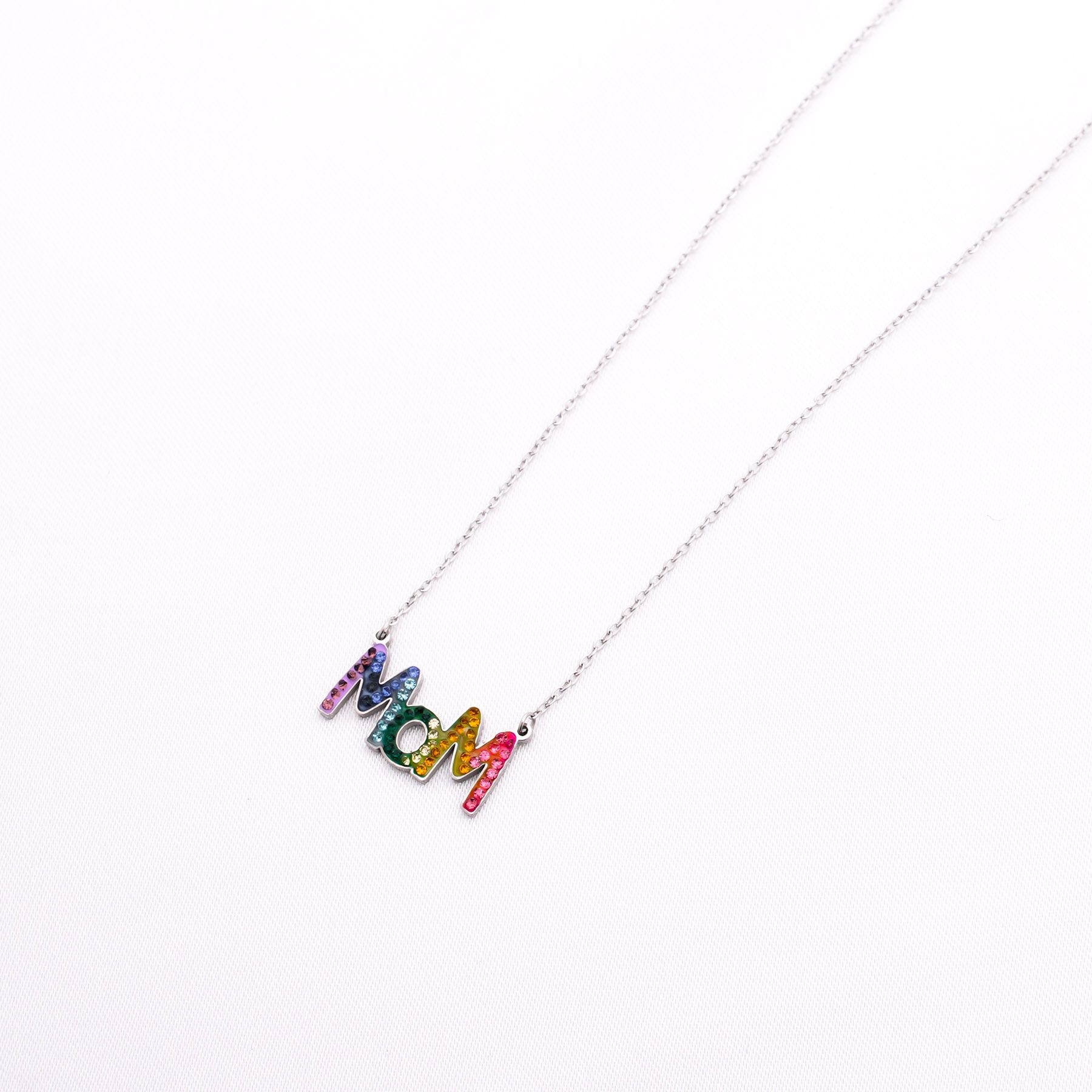 MOM NECKLACE - SILVER ' - ' ΜΑΜΑ - ΝΟΝΑ