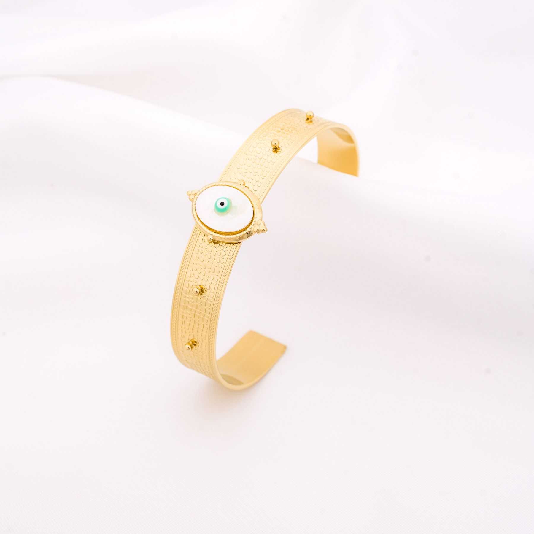 OLIVER HANDCUFF - GOLD
