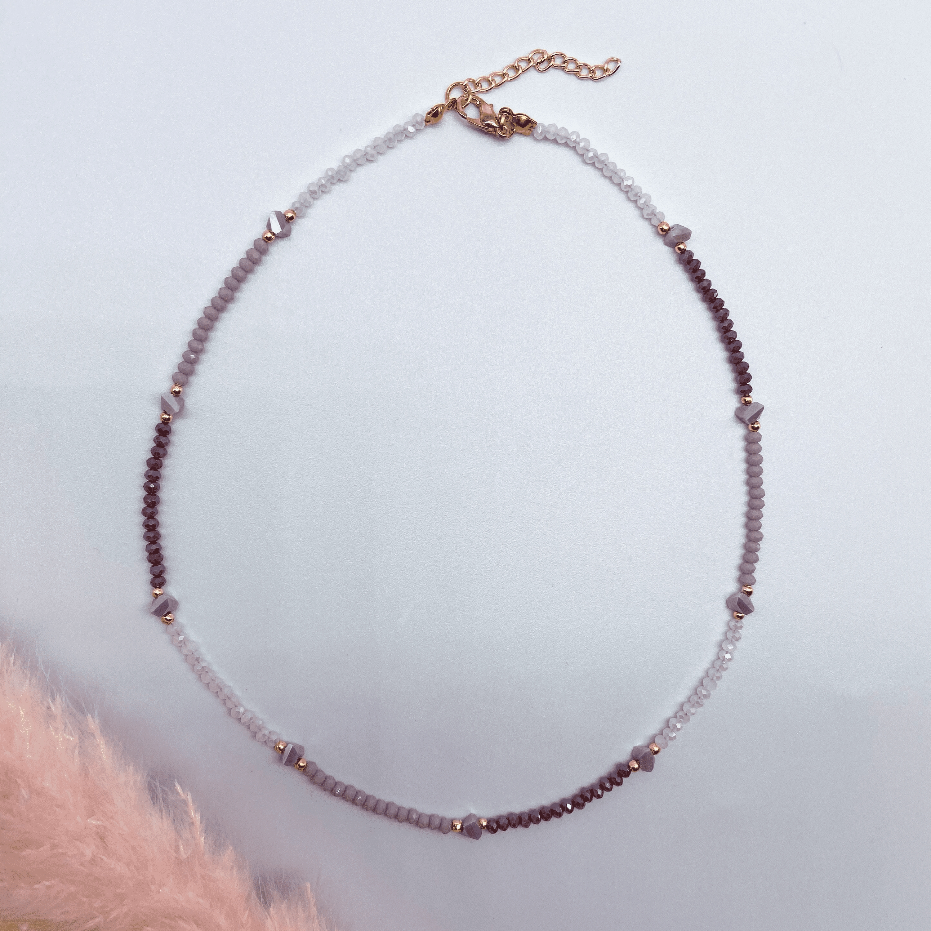 CATALEYA NECKLACE - PURPLE 