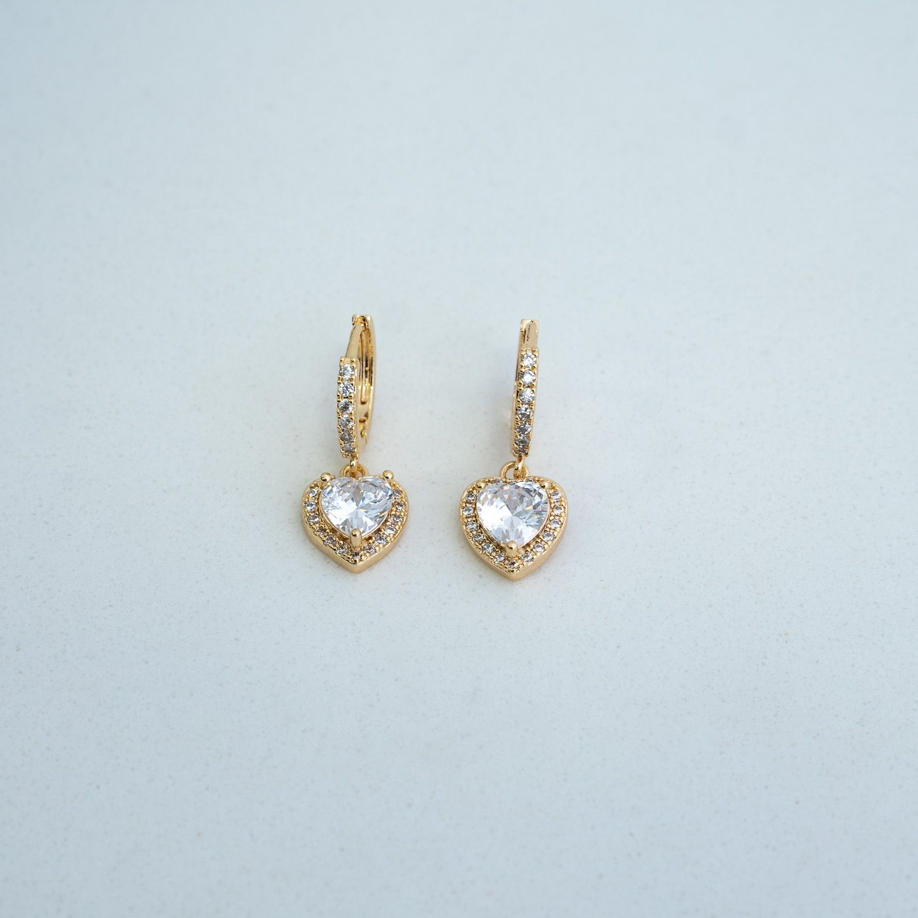 FALL IN LOVE EARRINGS - GOLD ' - ' ΚΡΕΜΑΣΤΑ