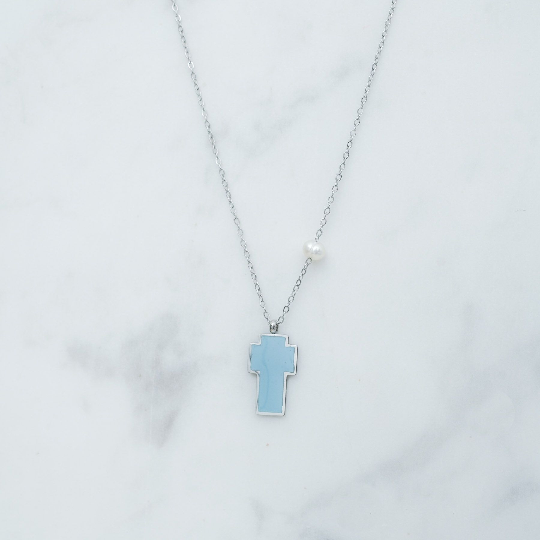 CROSS NECKLACE - SILVER ' - ' ΣΤΑΥΡΟΙ