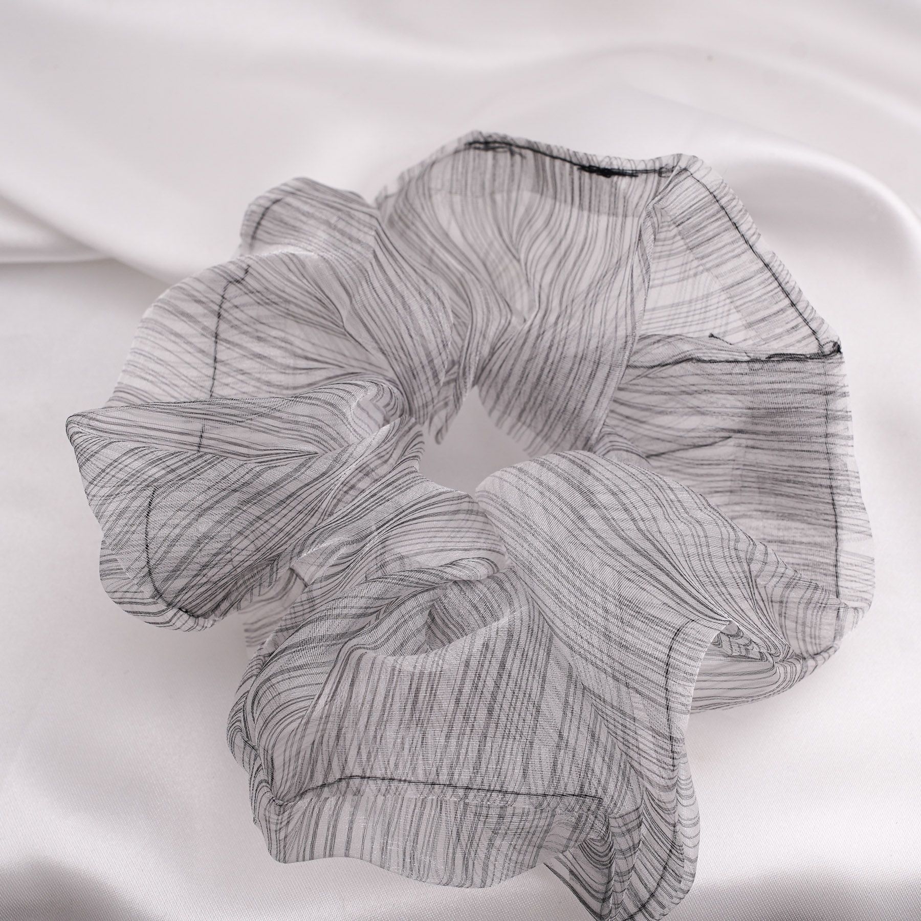 BELLARINA SCRUNCHIE - GREY  ' - ' SCRUNCHIES