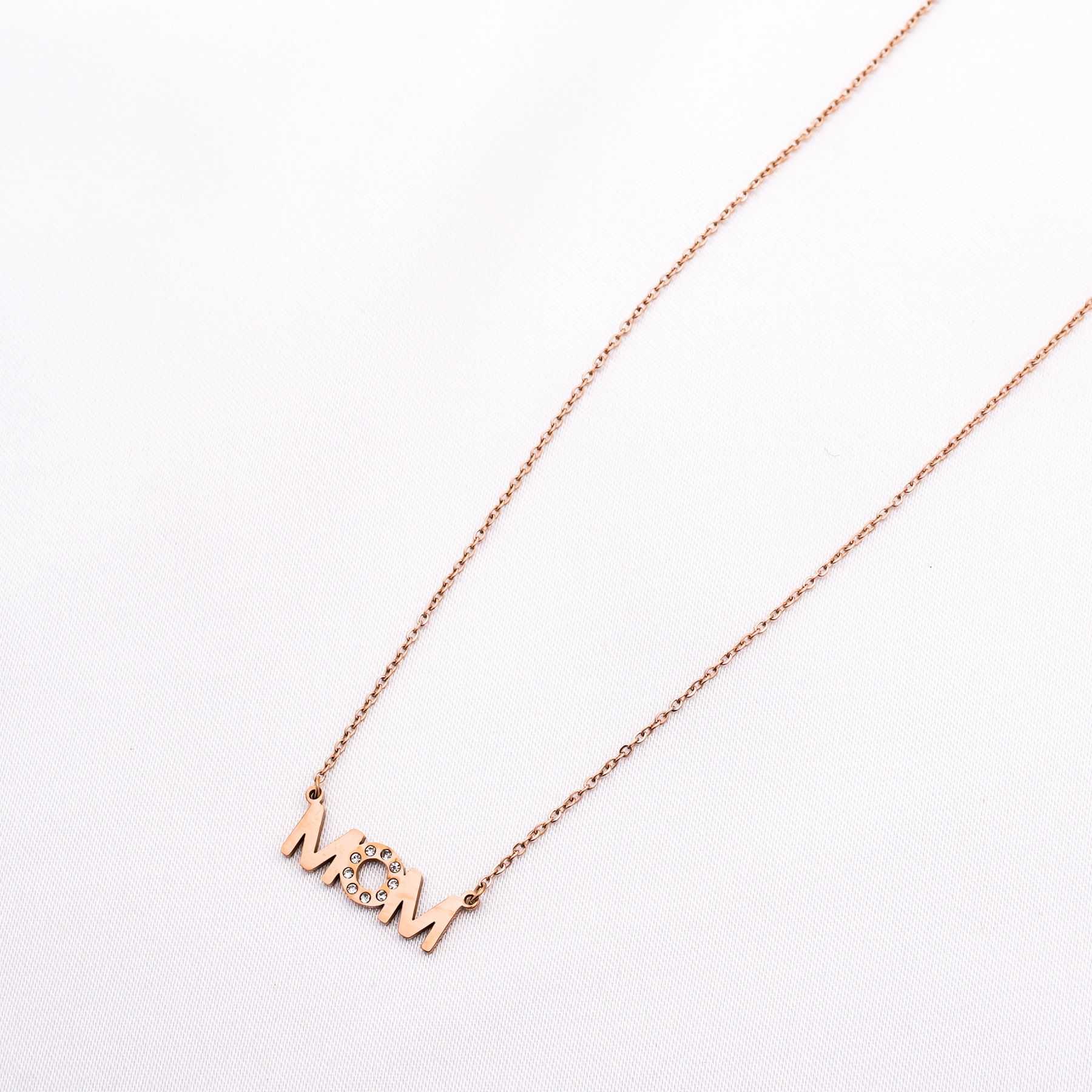 MOM NECKLACE - ROSE GOLD