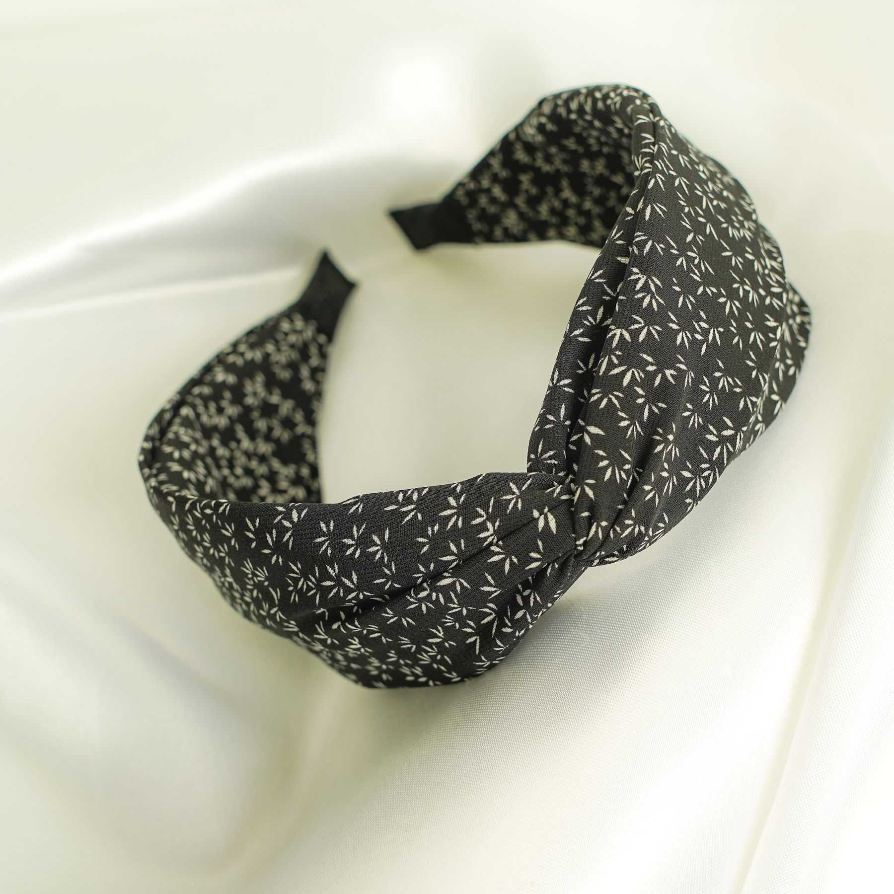 TULIP HEADBAND - BLACK