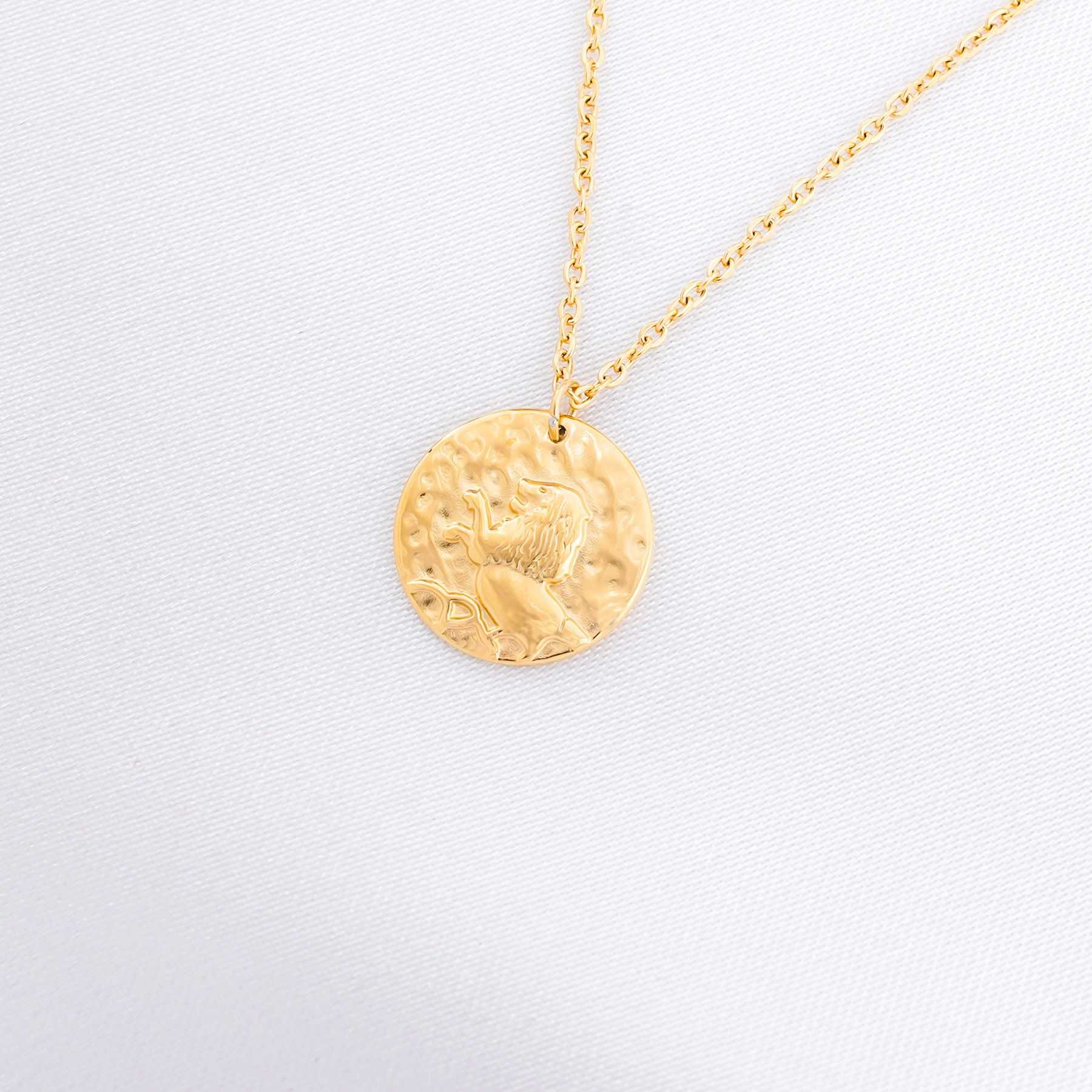 ZODIAC SIGN NECKLACE - ΛΕΩΝ ΧΡΥΣΟ  