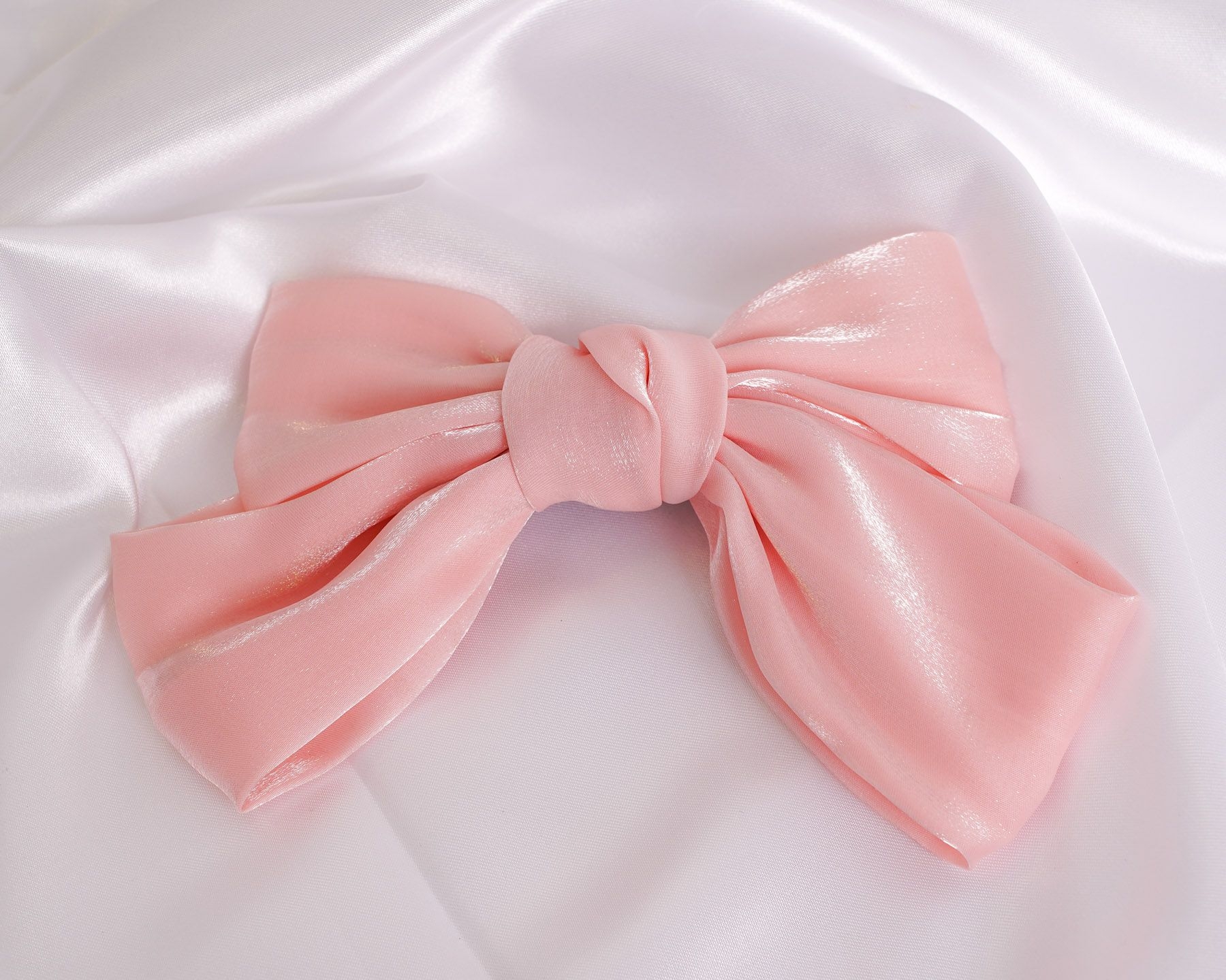 FELICIA HAIR BOW - GLITTER PINK ' - ' ΚΛΙΠ  ΜΑΛΛΙΩΝ