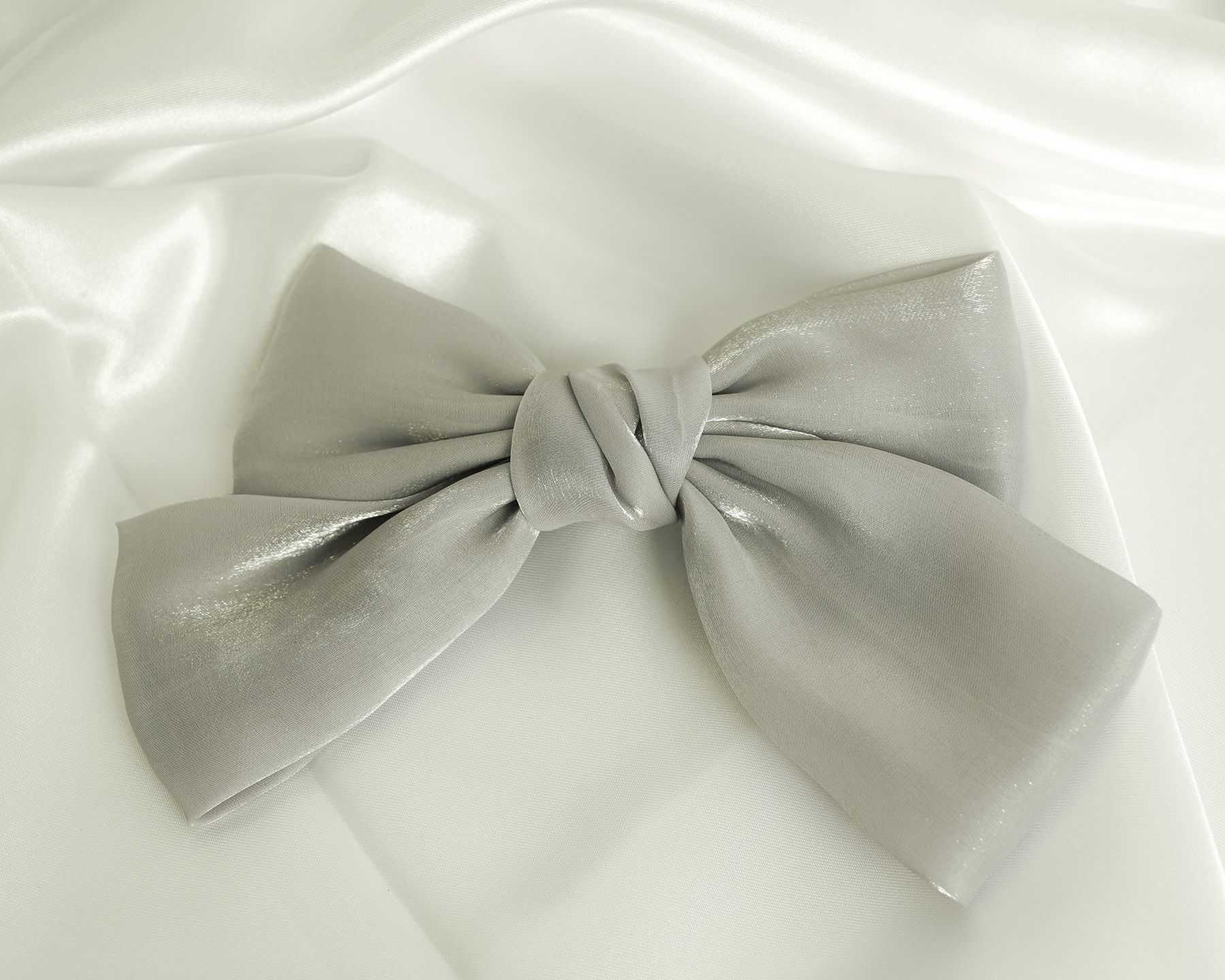 FELICIA HAIR BOW - GLITTER GREY  ' - ' ΚΛΙΠ  ΜΑΛΛΙΩΝ