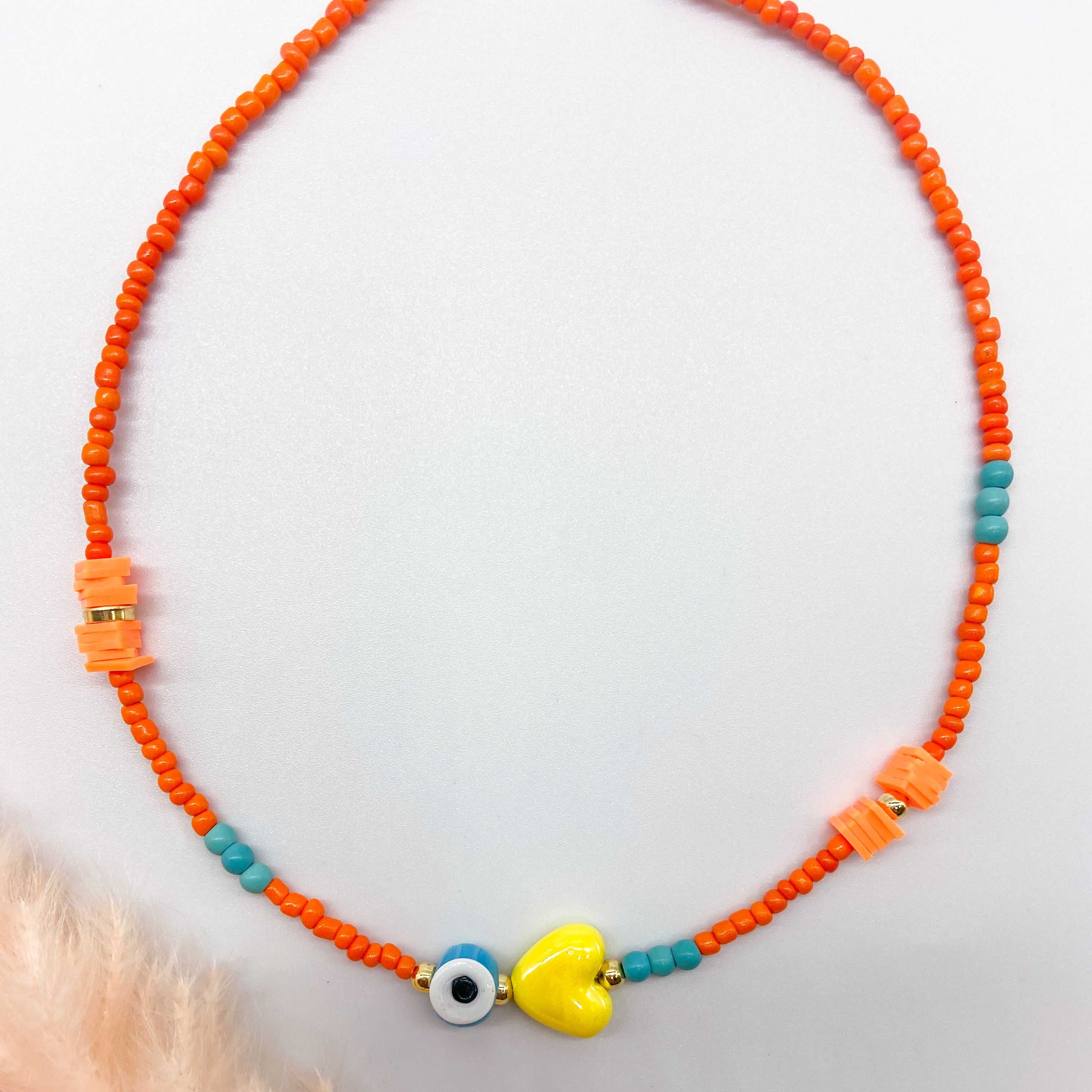 CUBA NECKLACE - ORANGE 