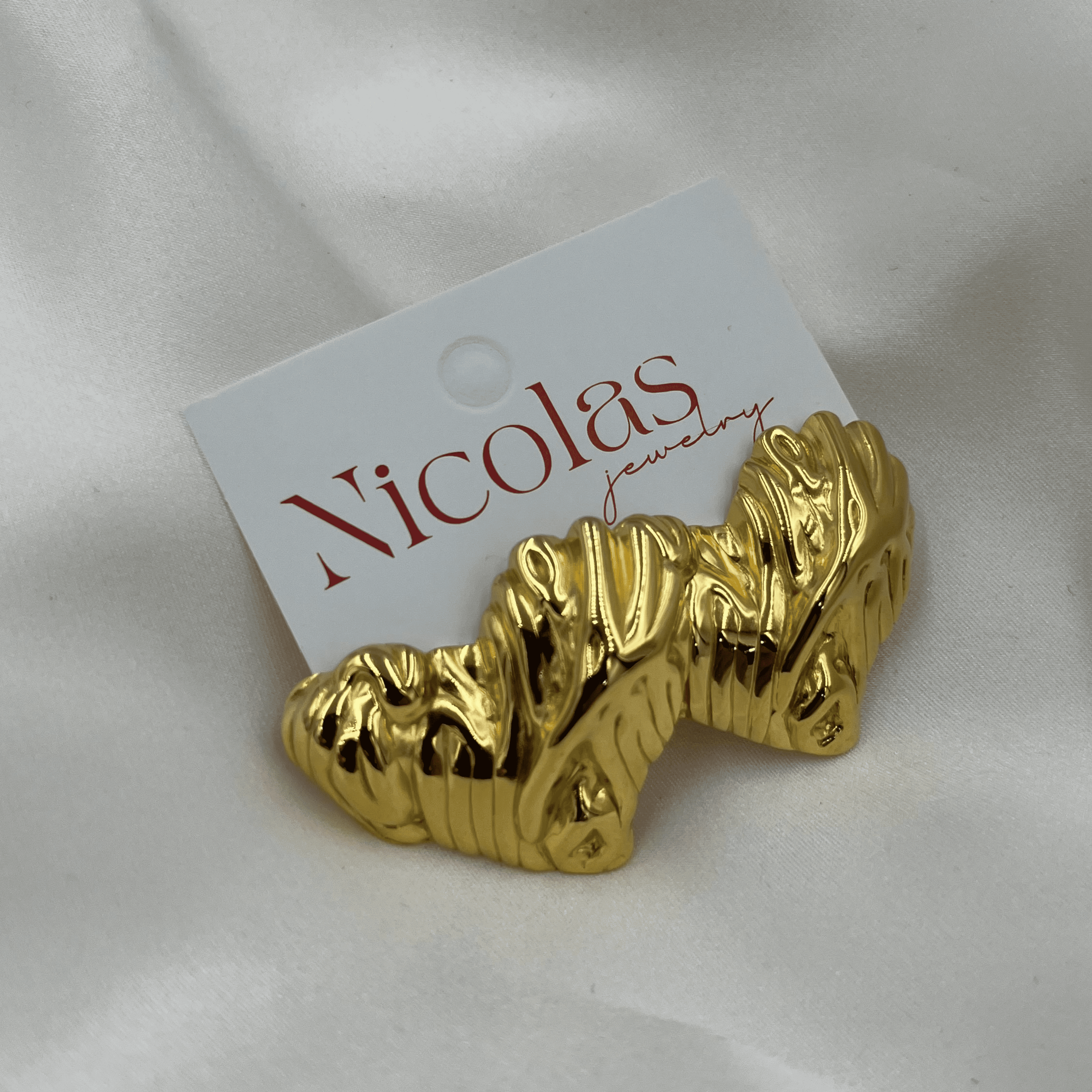 HEARTMELT GOLD EARRINGS