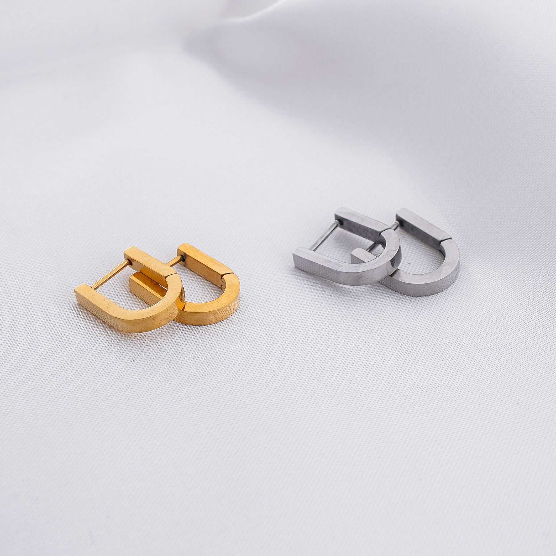 VANESA HOOPS - SILVER