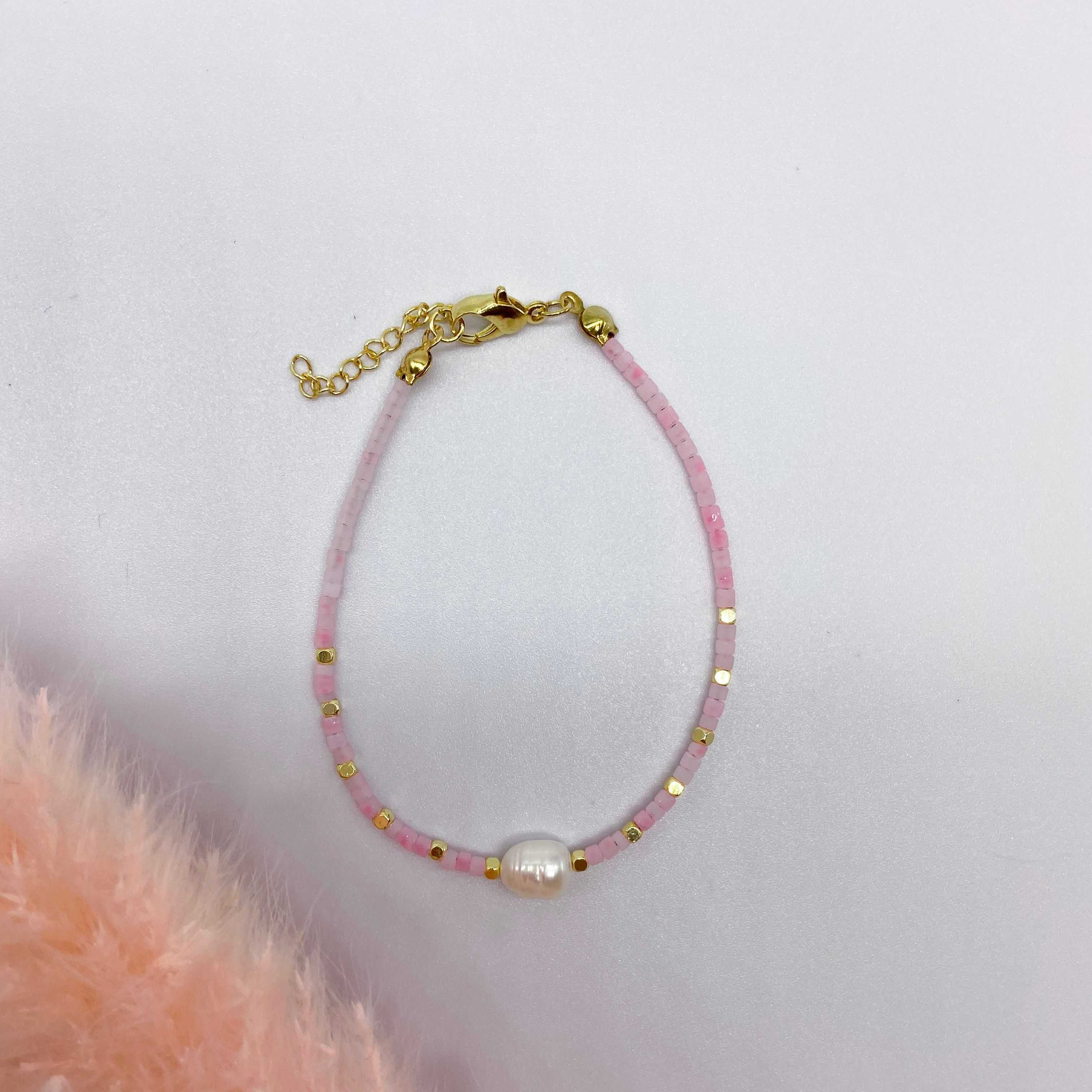 CLAIRE BRACELET - LIGHT PINK 