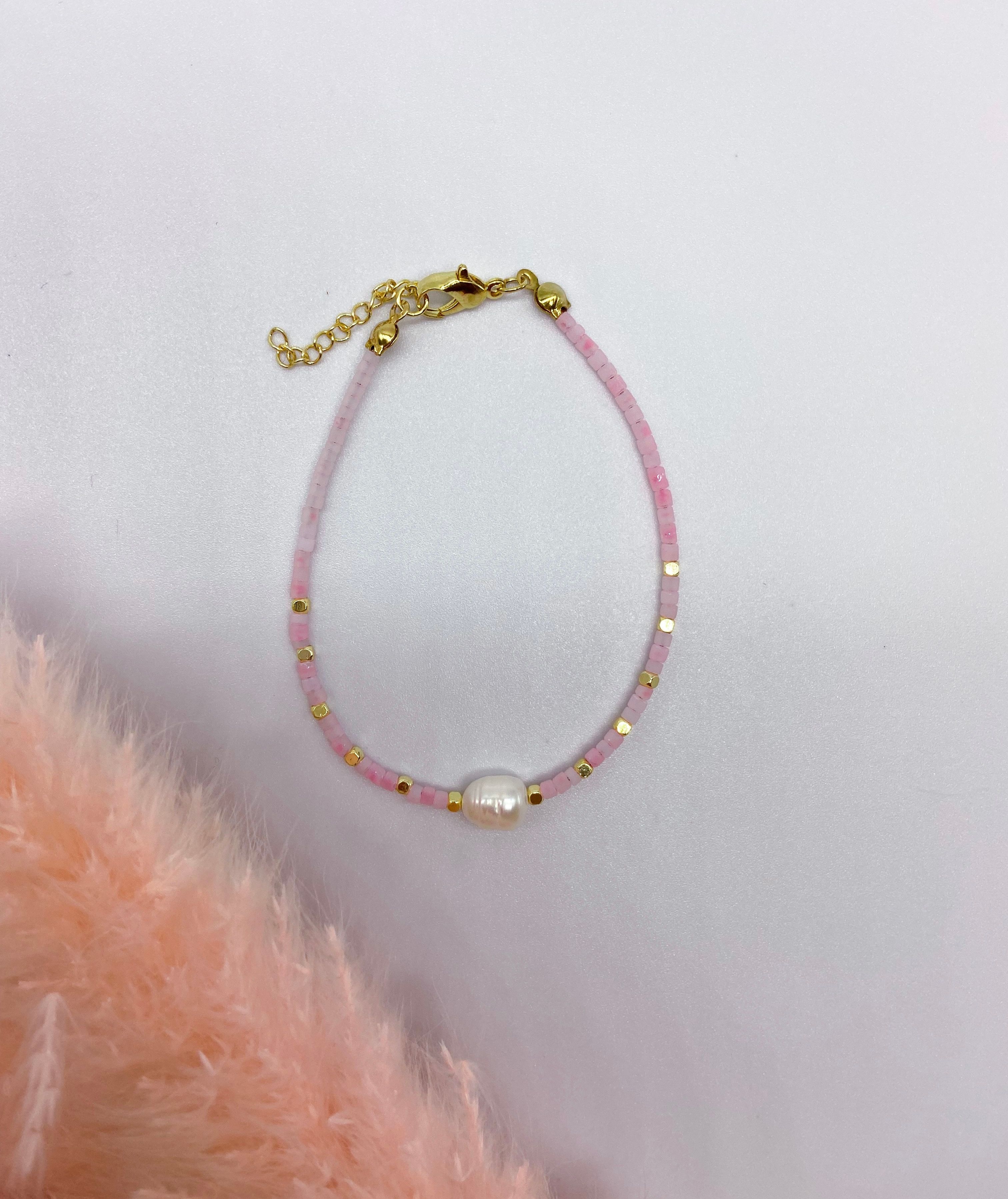 CLAIRE BRACELET - LIGHT PINK ' - ' ΧΕΡΙΟΥ