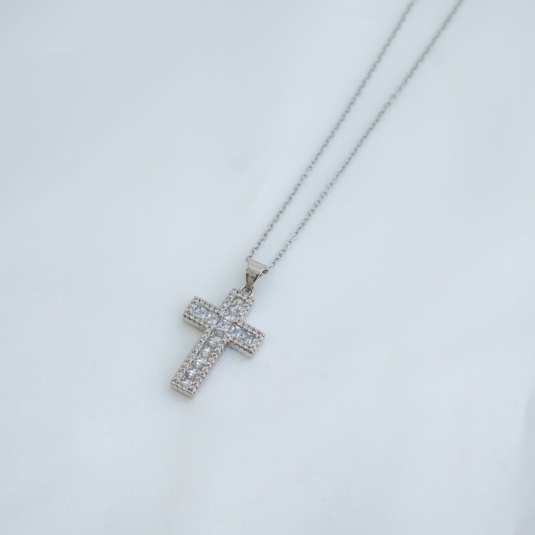 CROSS NECKLACE - SILVER ' - ' ΣΤΑΥΡΟΙ
