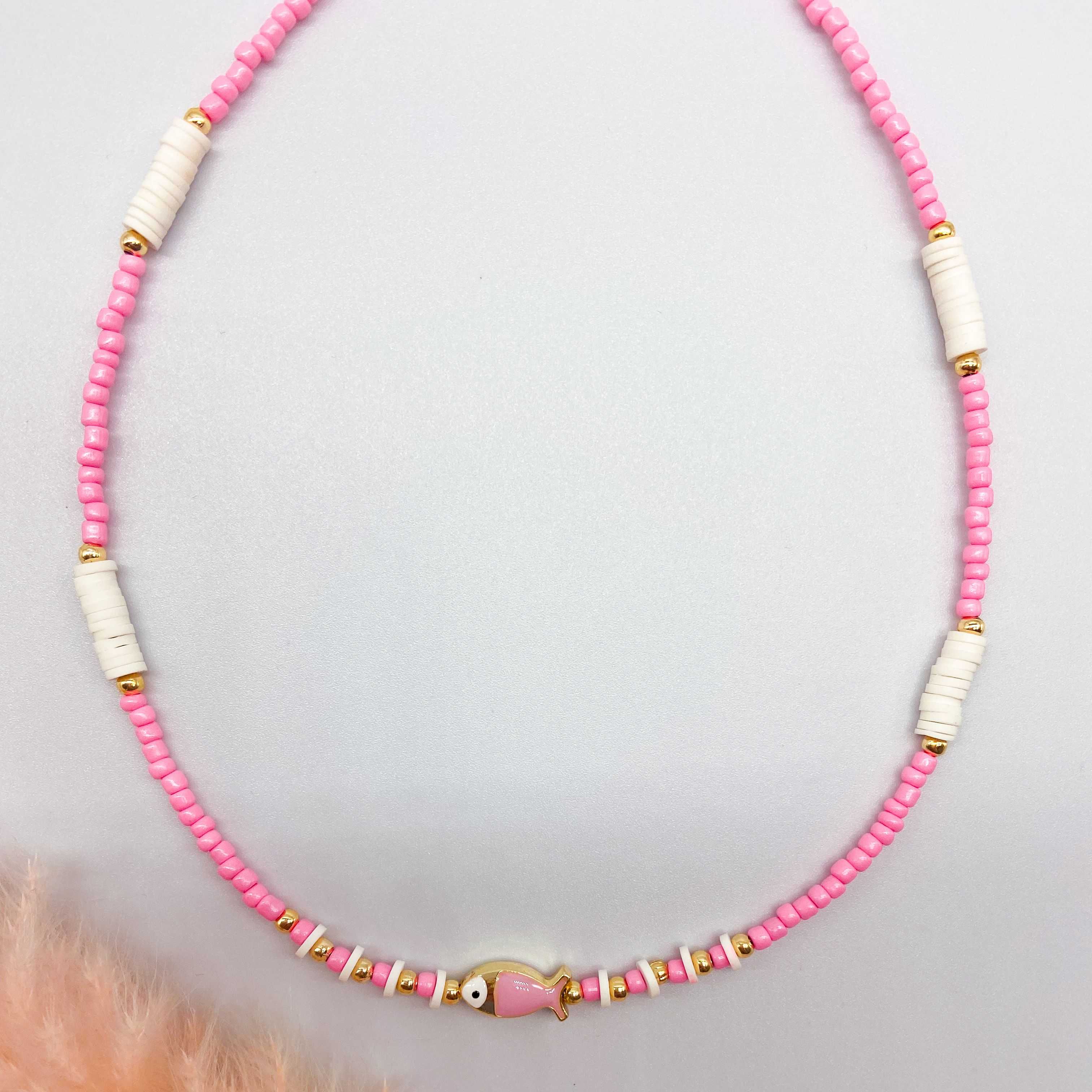 BLOOM NECKLACE - PINK 