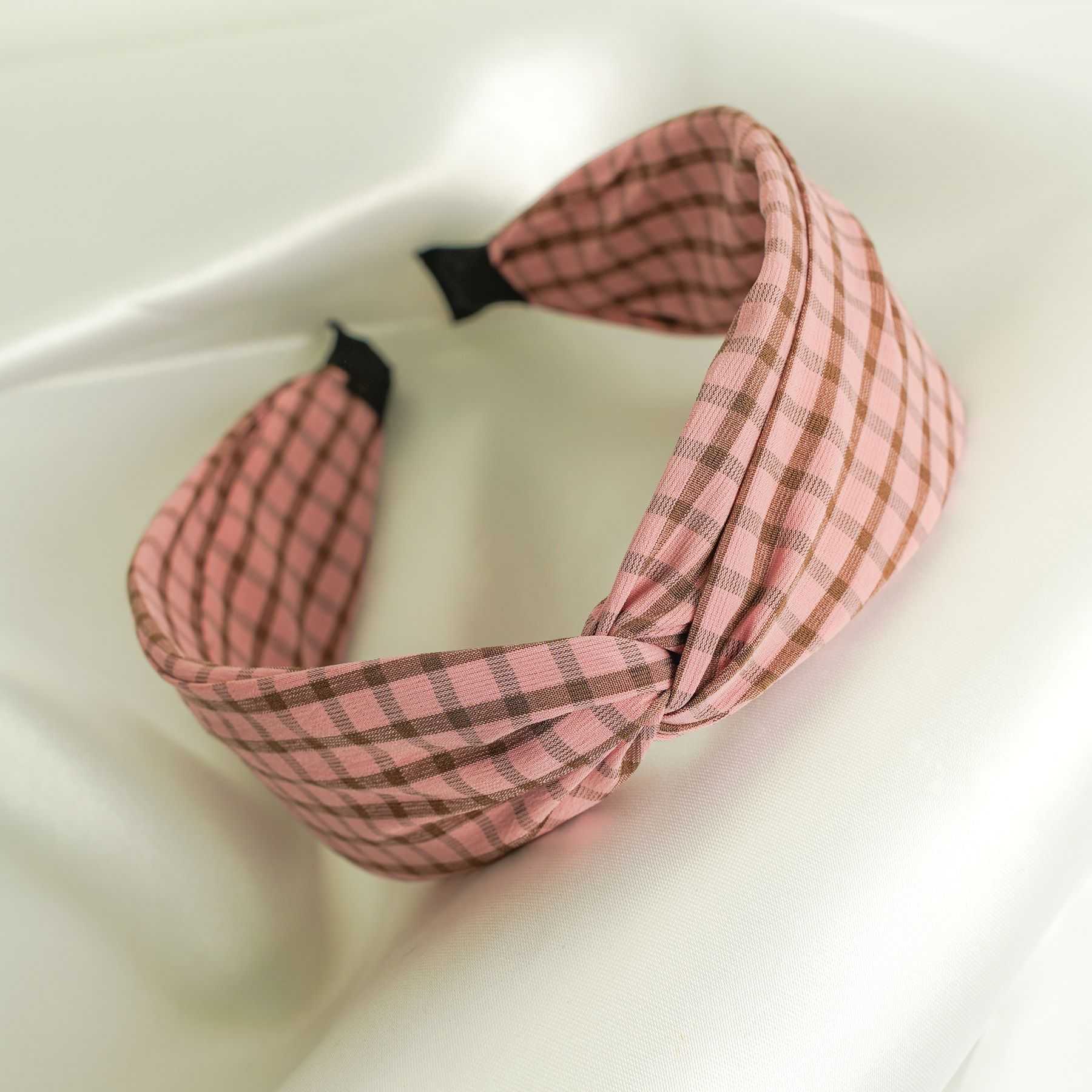 ELEONORA HEADBAND - PINK & BROWN