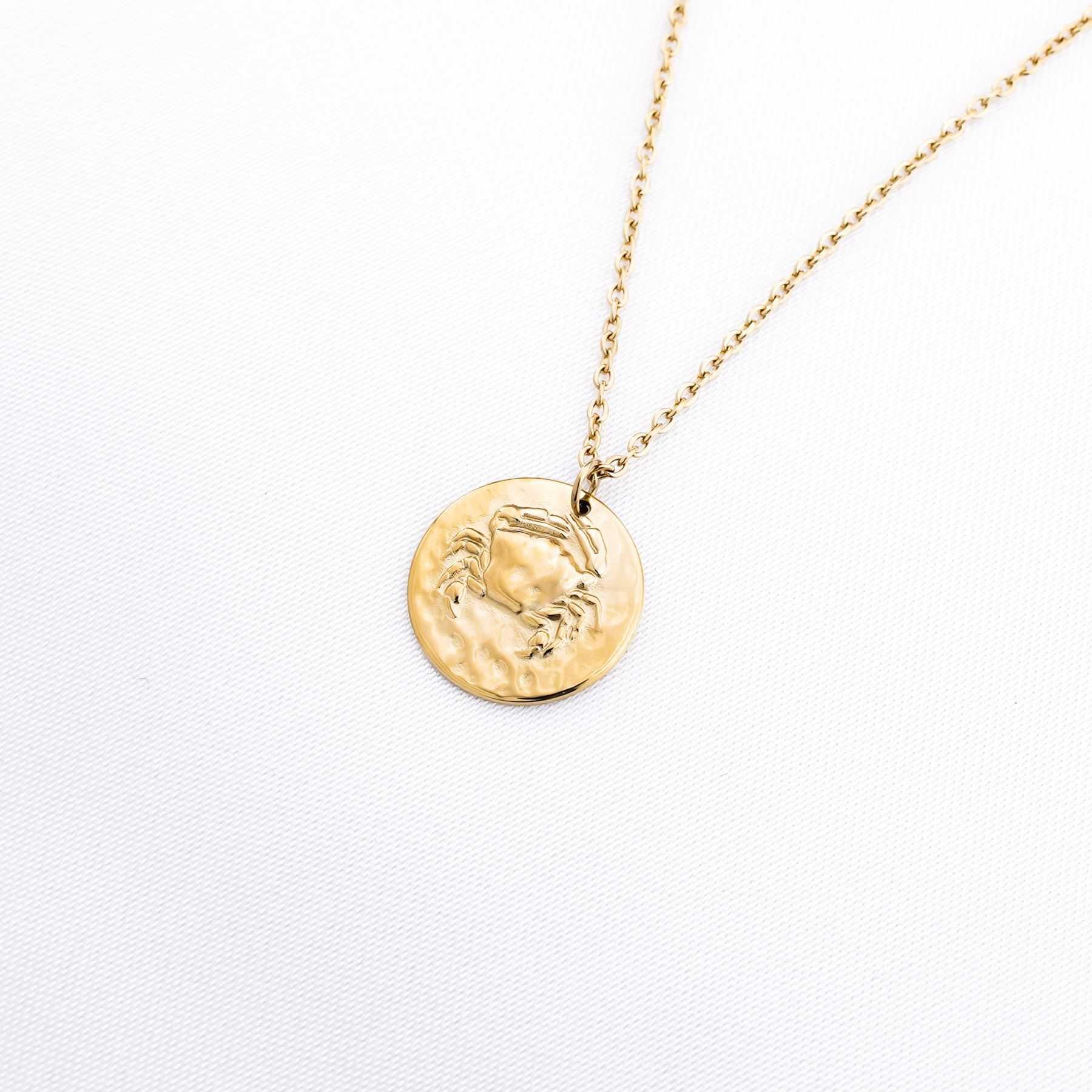 ZODIAC SIGN NECKLACE - ΚΑΡΚΙΝΟΣ  ΧΡΥΣΟ