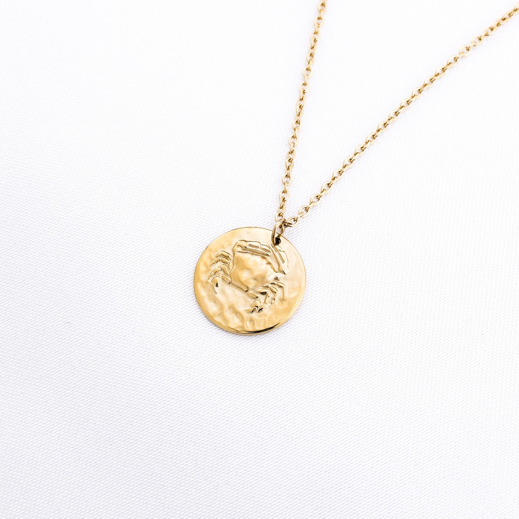 ZODIAC SIGN NECKLACE - ΚΑΡΚΙΝΟΣ ΧΡΥΣΟ ' - ' ΖΩΔΙΑ