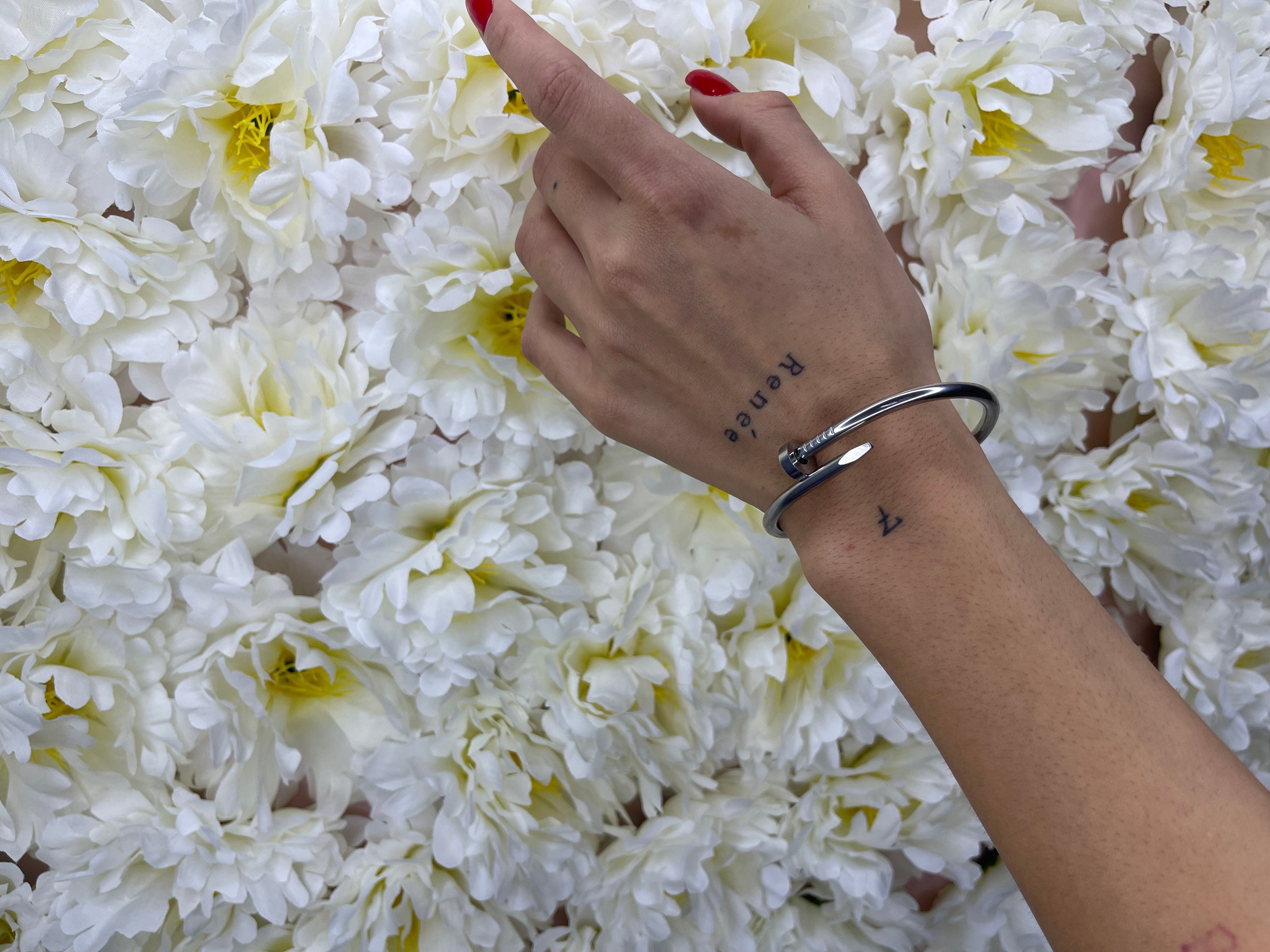 JUSTE UN CLOU BRACELET-ΑΣΗΜΙ ' - ' ΧΕΙΡΟΠΕΔΕΣ