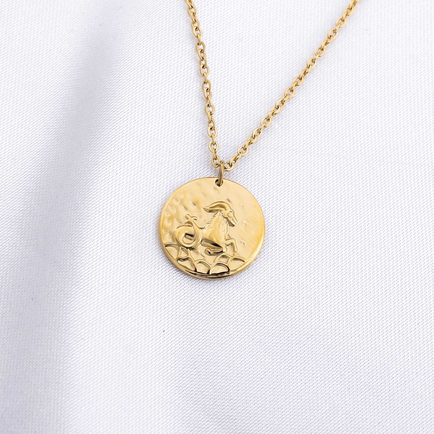 ZODIAC SIGN NECKLACE - ΑΙΓΟΚΕΡΩΣ ΧΡΥΣΟ 
