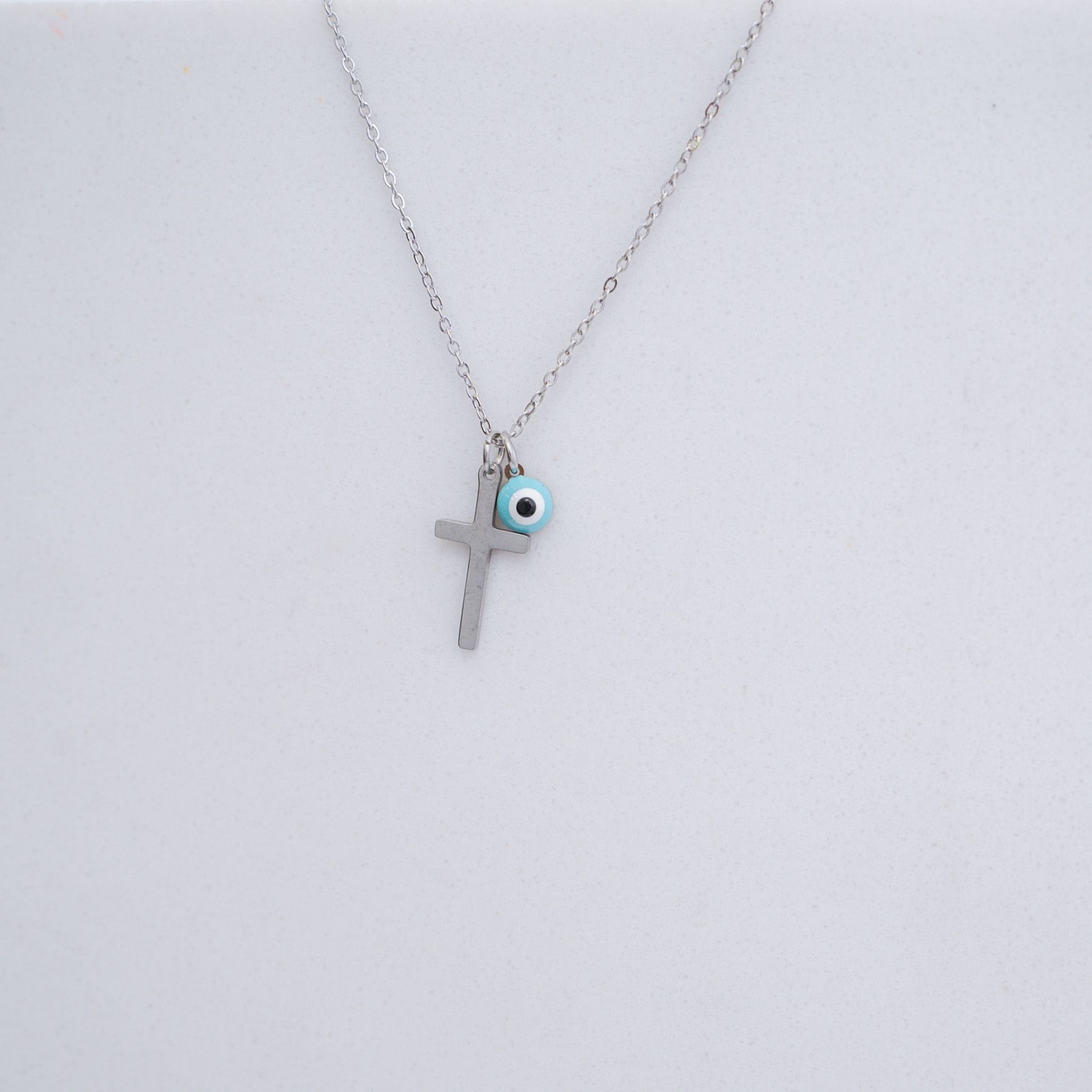 CROSS NECKLACE - SILVER ' - ' ΣΤΑΥΡΟΙ
