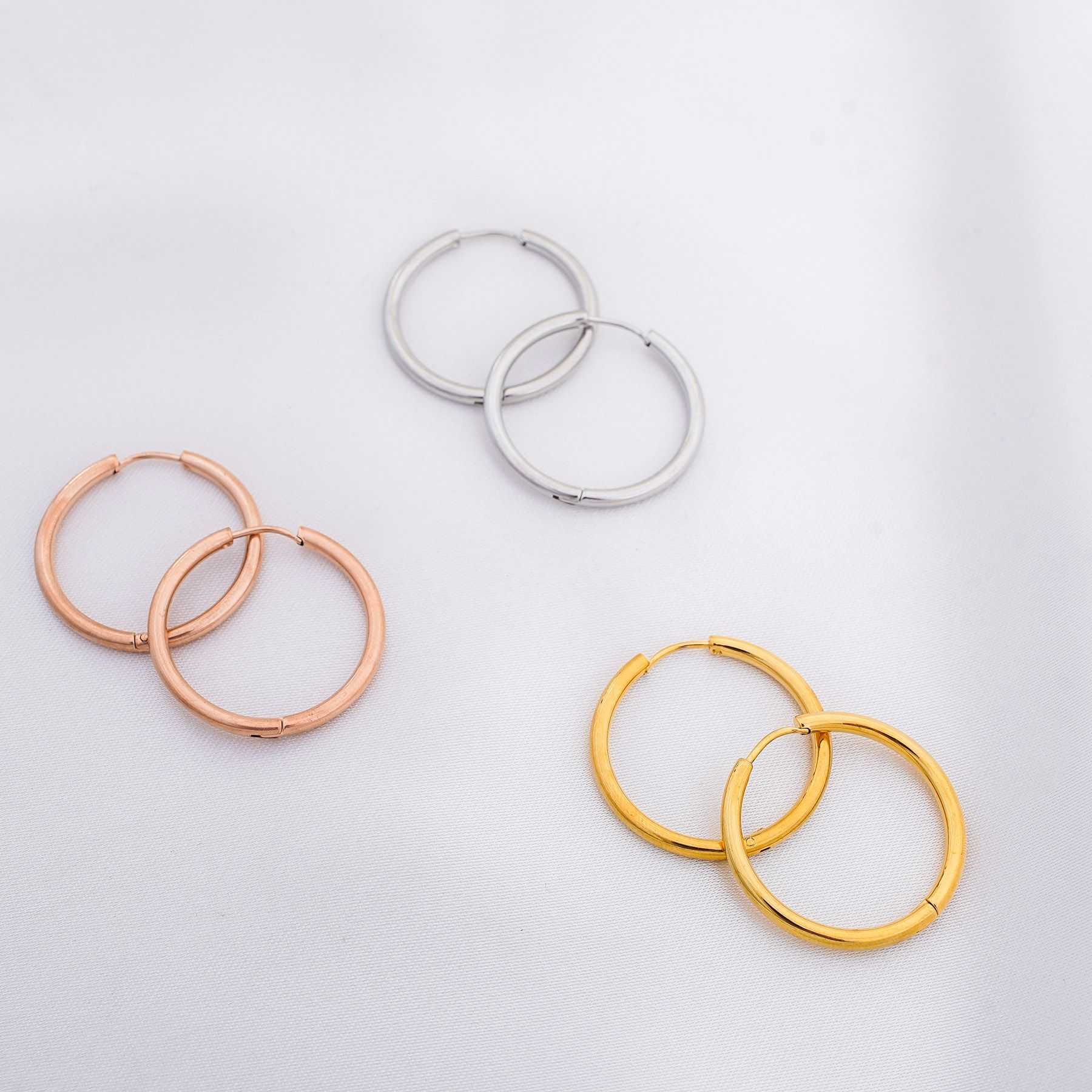 MARCELA HOOPS - ROSE GOLD