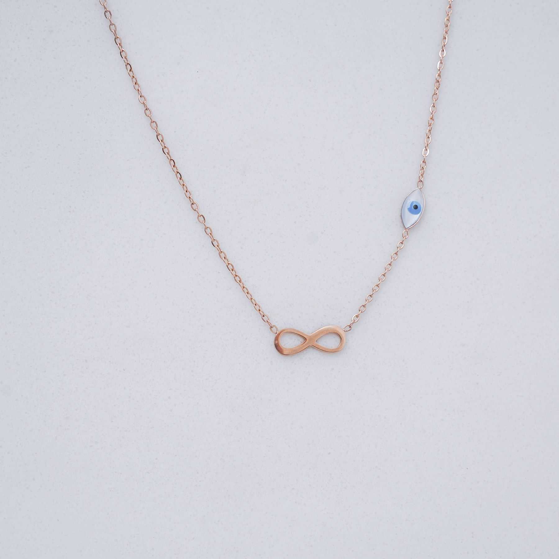 INFINITELY NECKLACE - ROSE GOLD