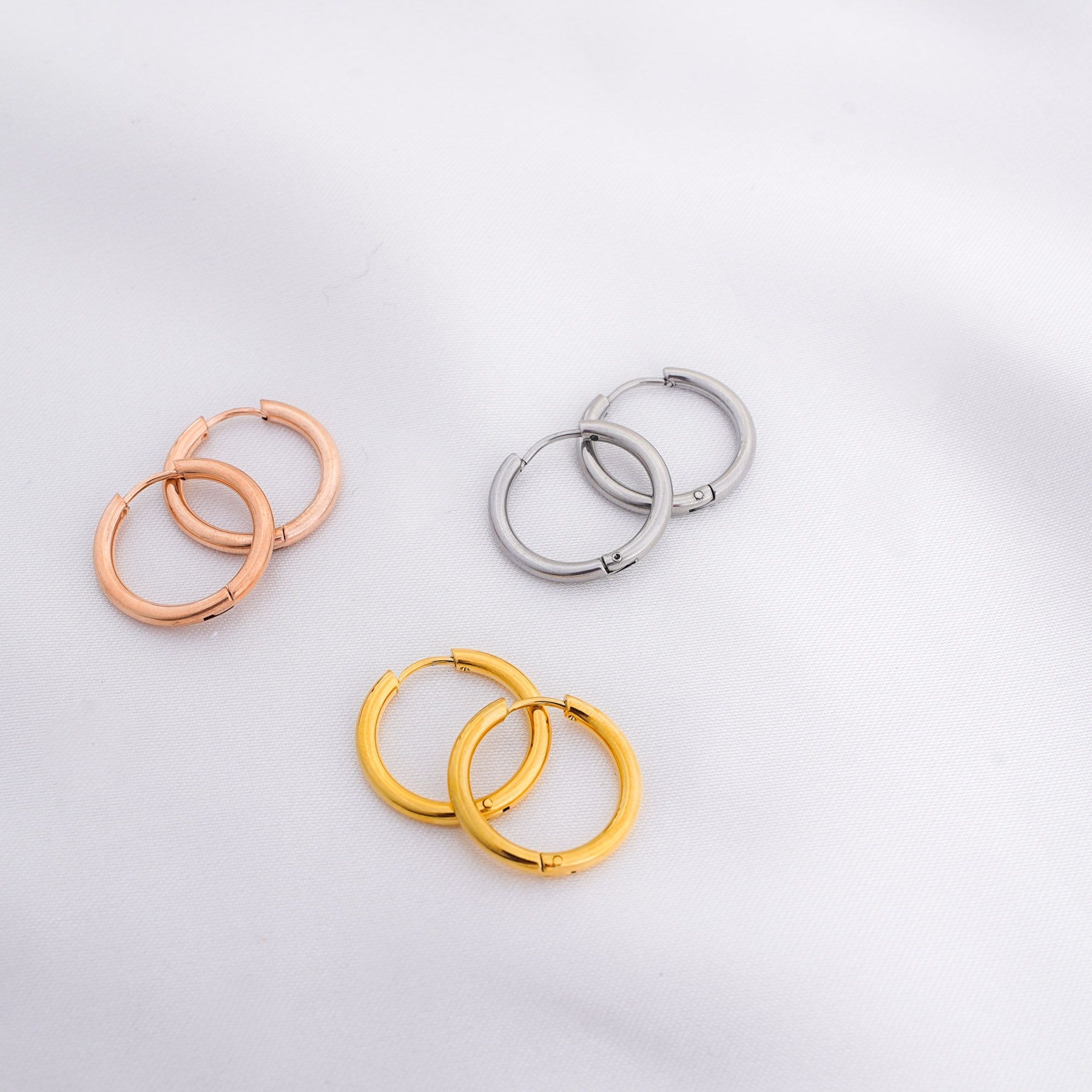 ESTRELLA HOOPS - ROSE GOLD ' - ' ΚΡΙΚΟΙ