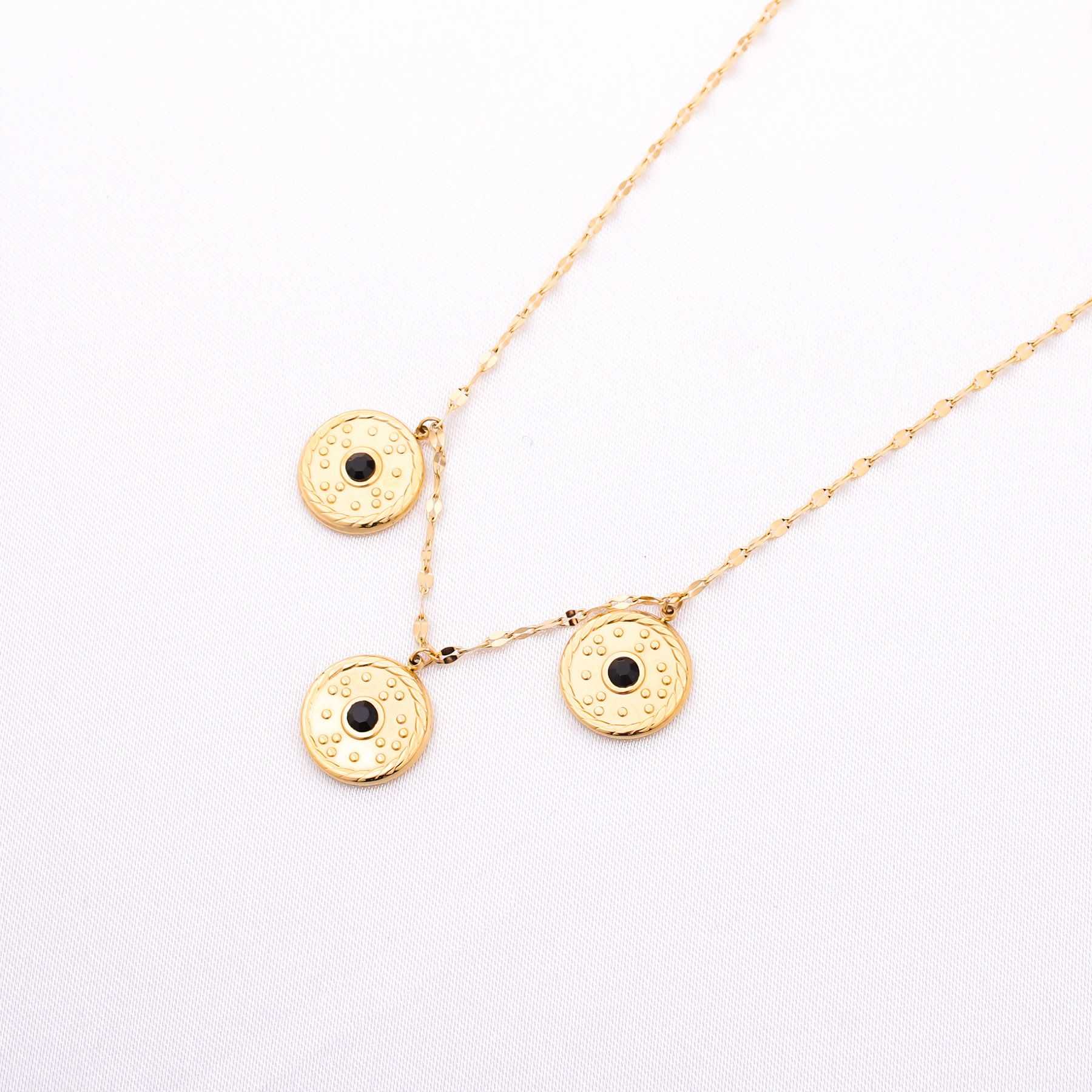 FAMILIA NECKLACE - GOLD & BLACK