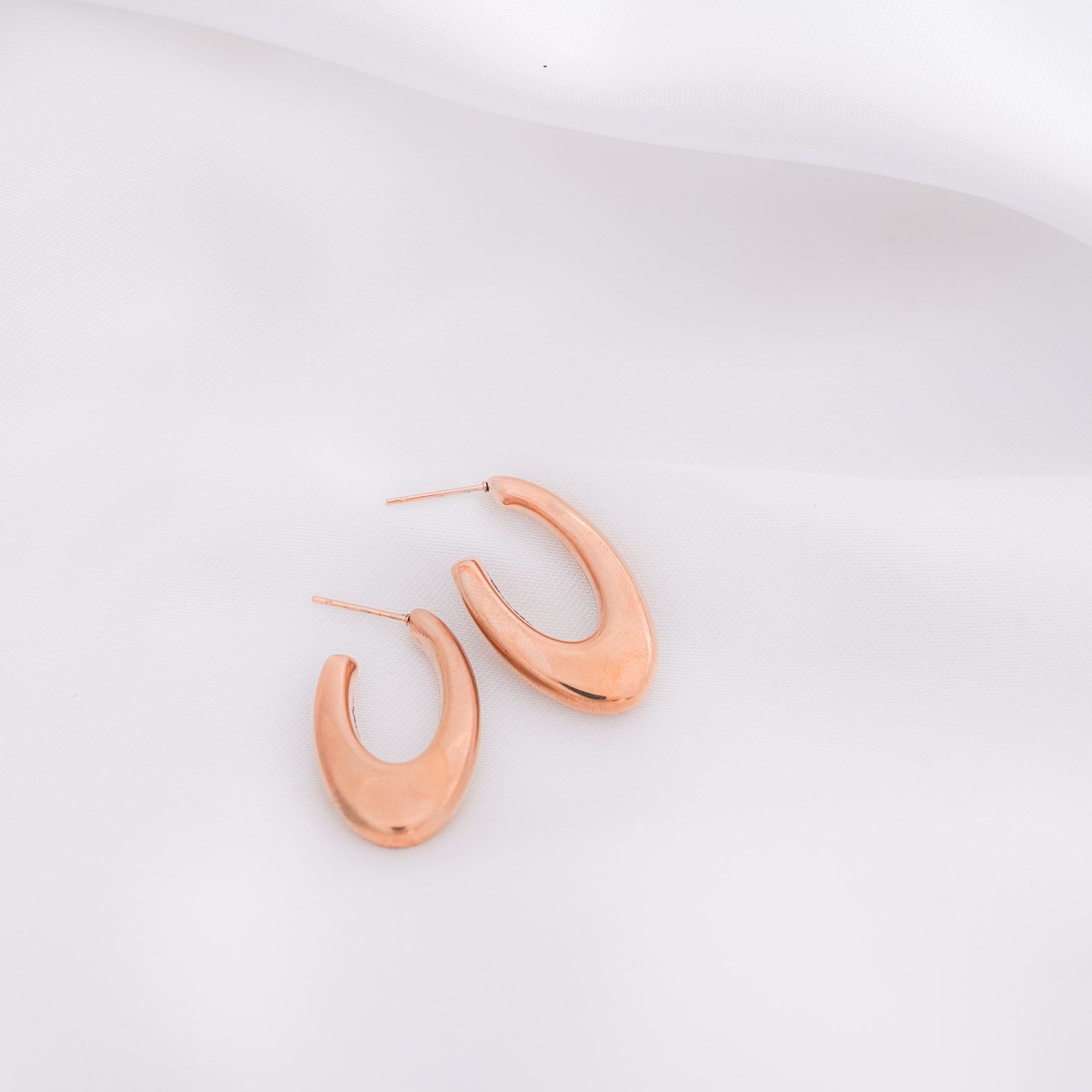 MULAN HOOPS - ROSE GOLD ' - ' ΚΡΙΚΟΙ
