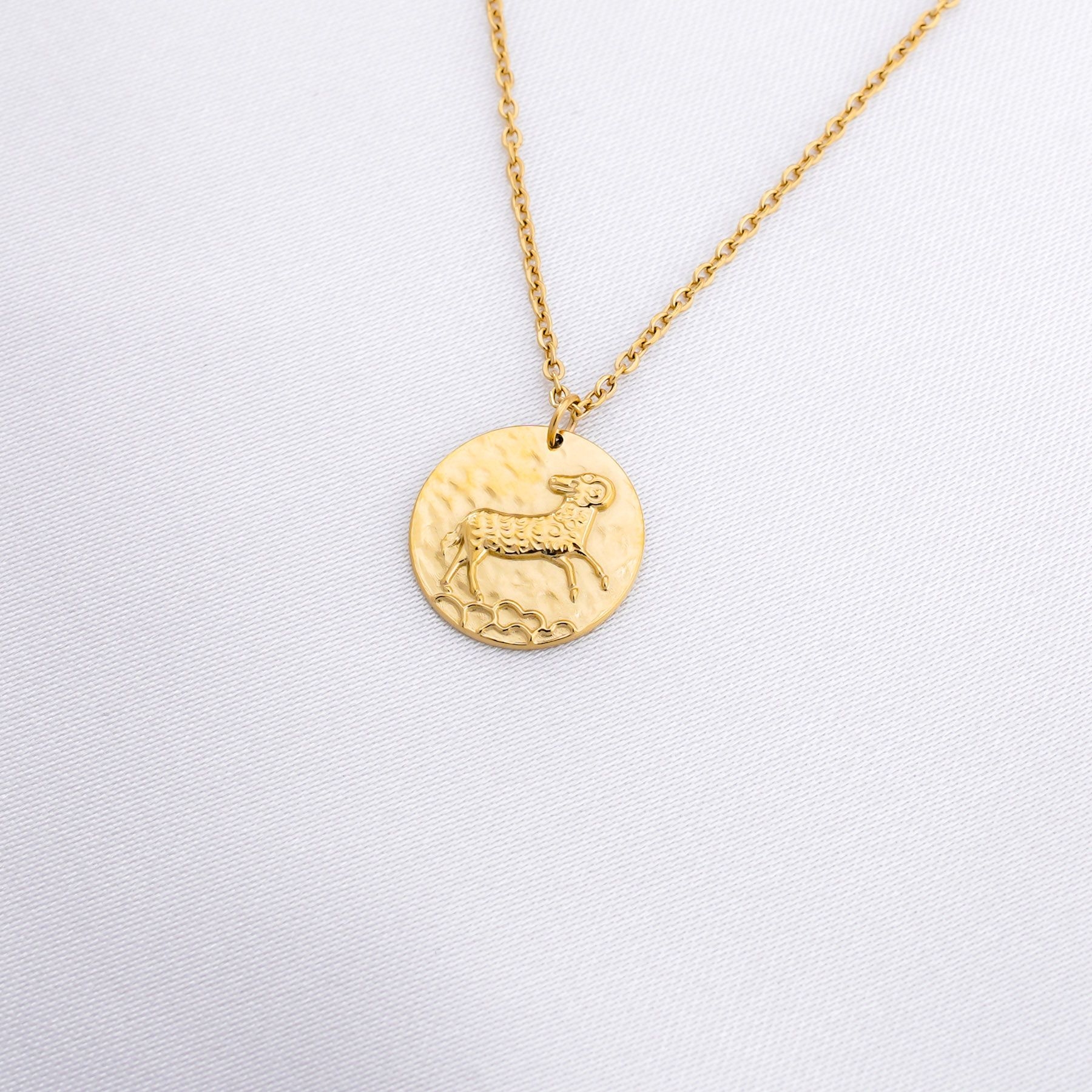 ZODIAC SIGN NECKLACE - ΚΡΙΟΣ ΧΡΥΣΟ ' - ' ΖΩΔΙΑ