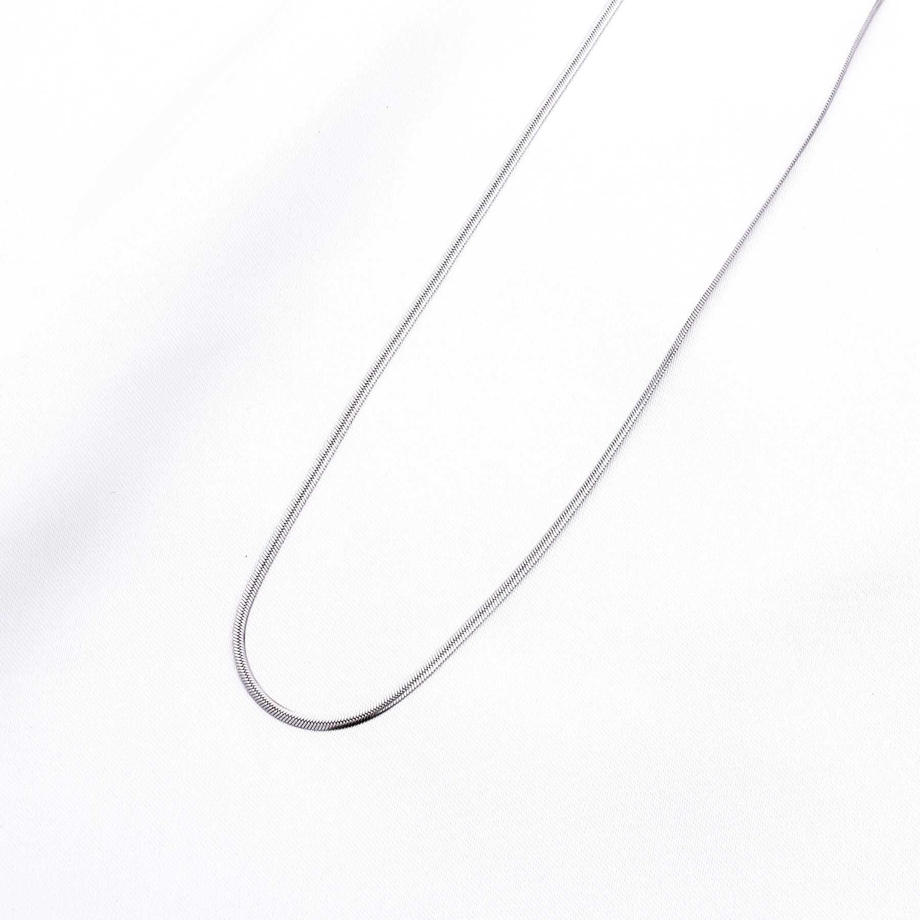 BAHAMAS CHAIN NECKLACE - SILVER