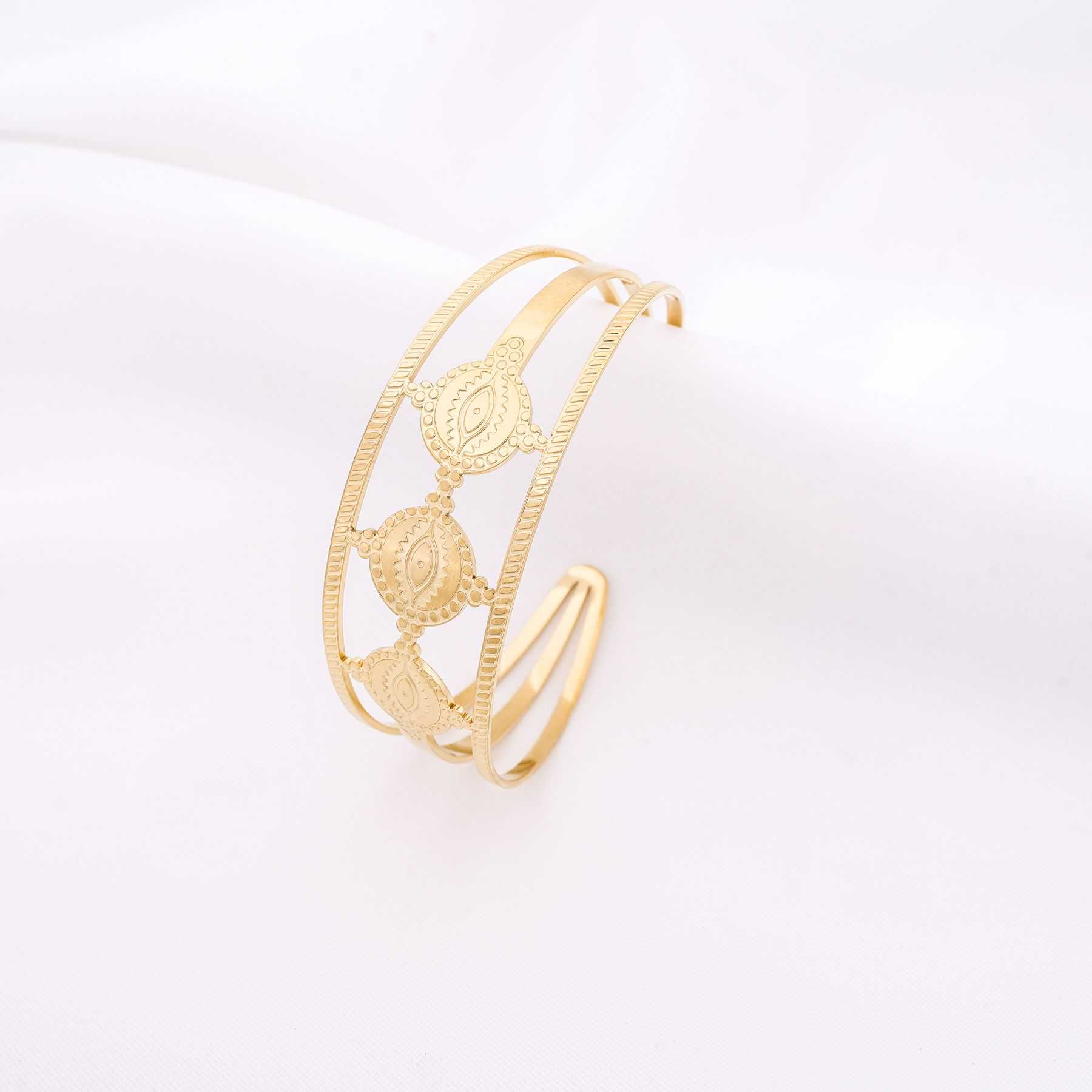ELISSA HANDCUFF - GOLD