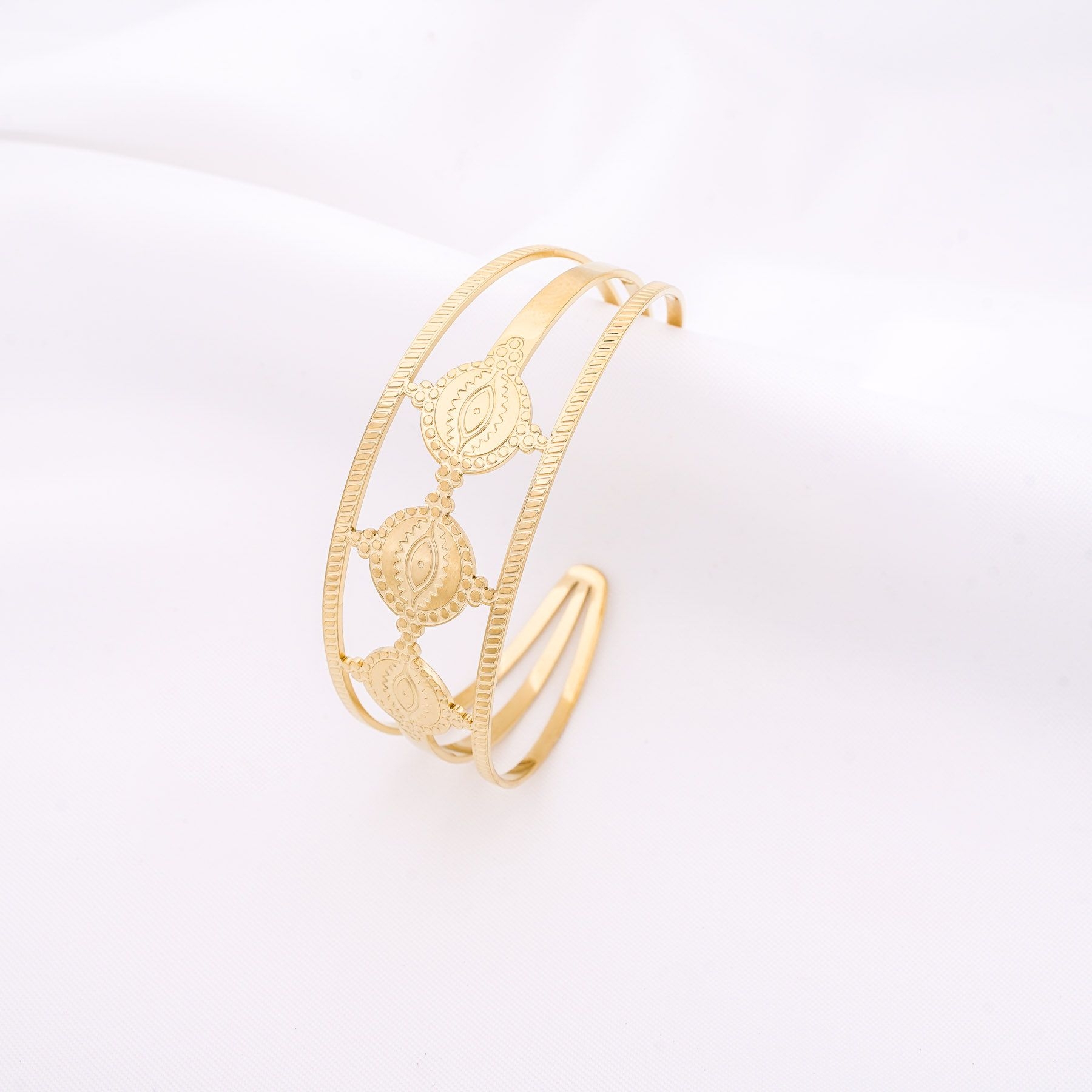 ELISSA HANDCUFF - GOLD ' - ' ΧΕΙΡΟΠΕΔΕΣ