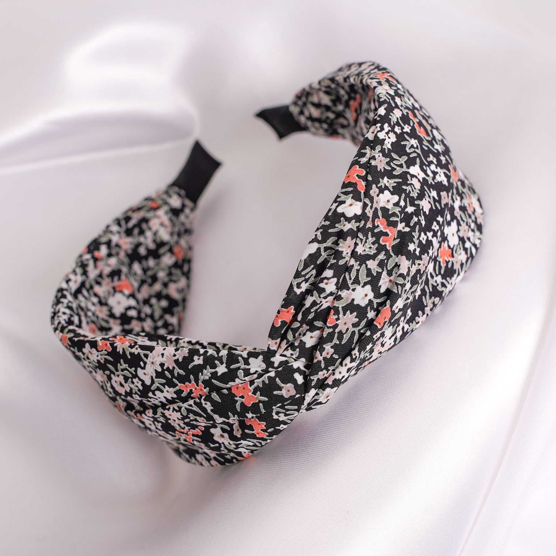 BLOSSOM HEADBAND - BLACK