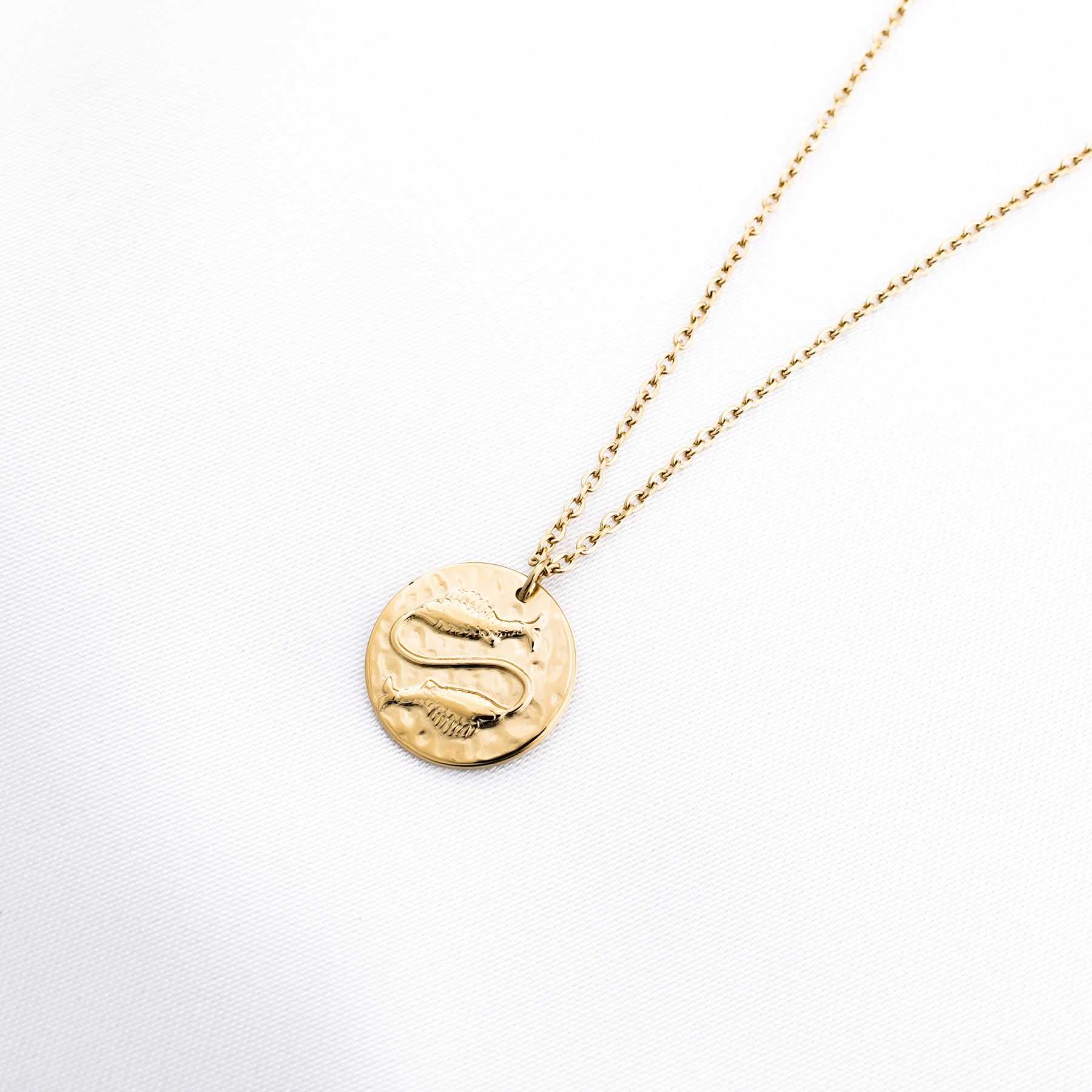 ZODIAC SIGN NECKLACE - ΙΧΘΥΣ ΧΡΥΣΟ