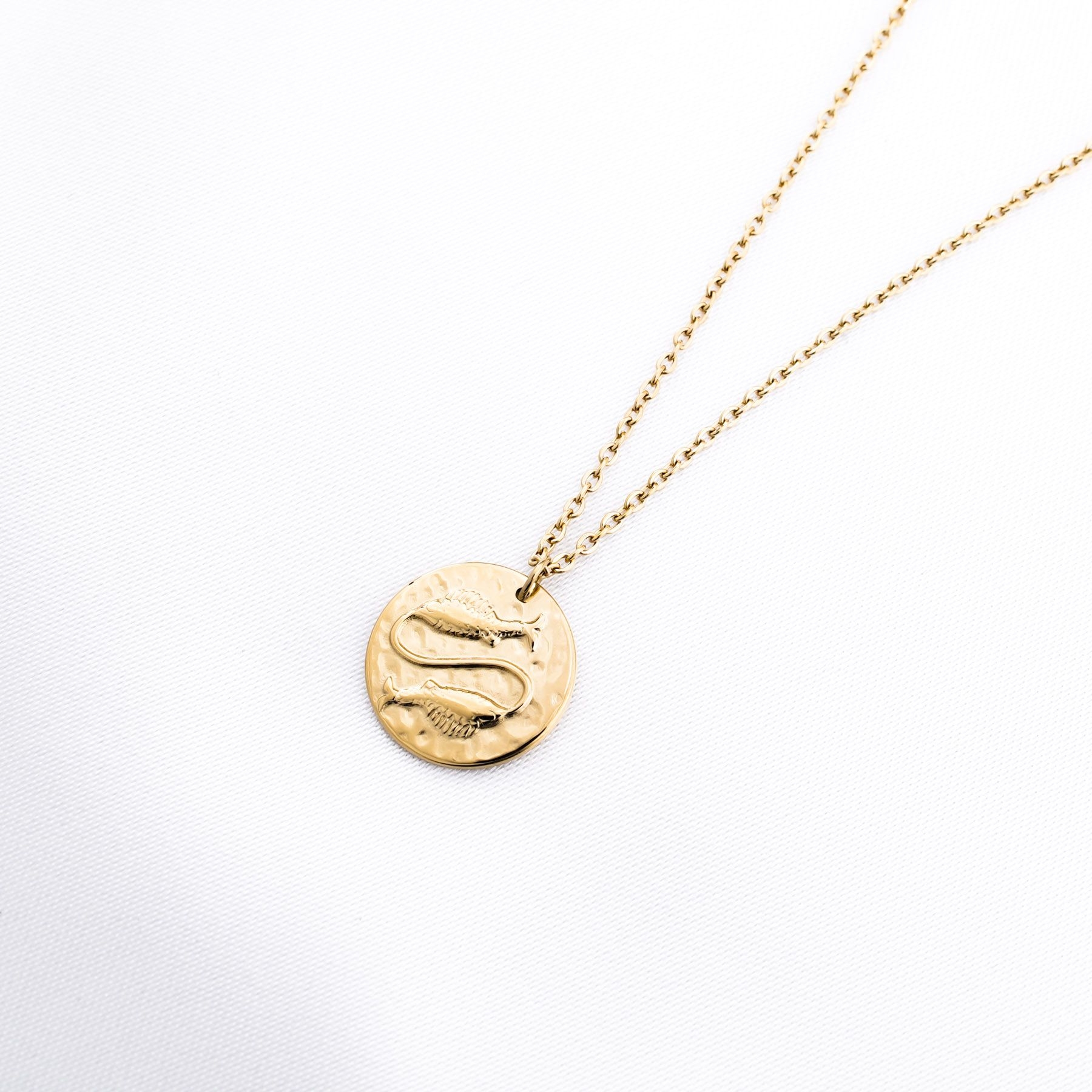 ZODIAC SIGN NECKLACE - ΙΧΘΥΣ ΧΡΥΣΟ ' - ' ΖΩΔΙΑ