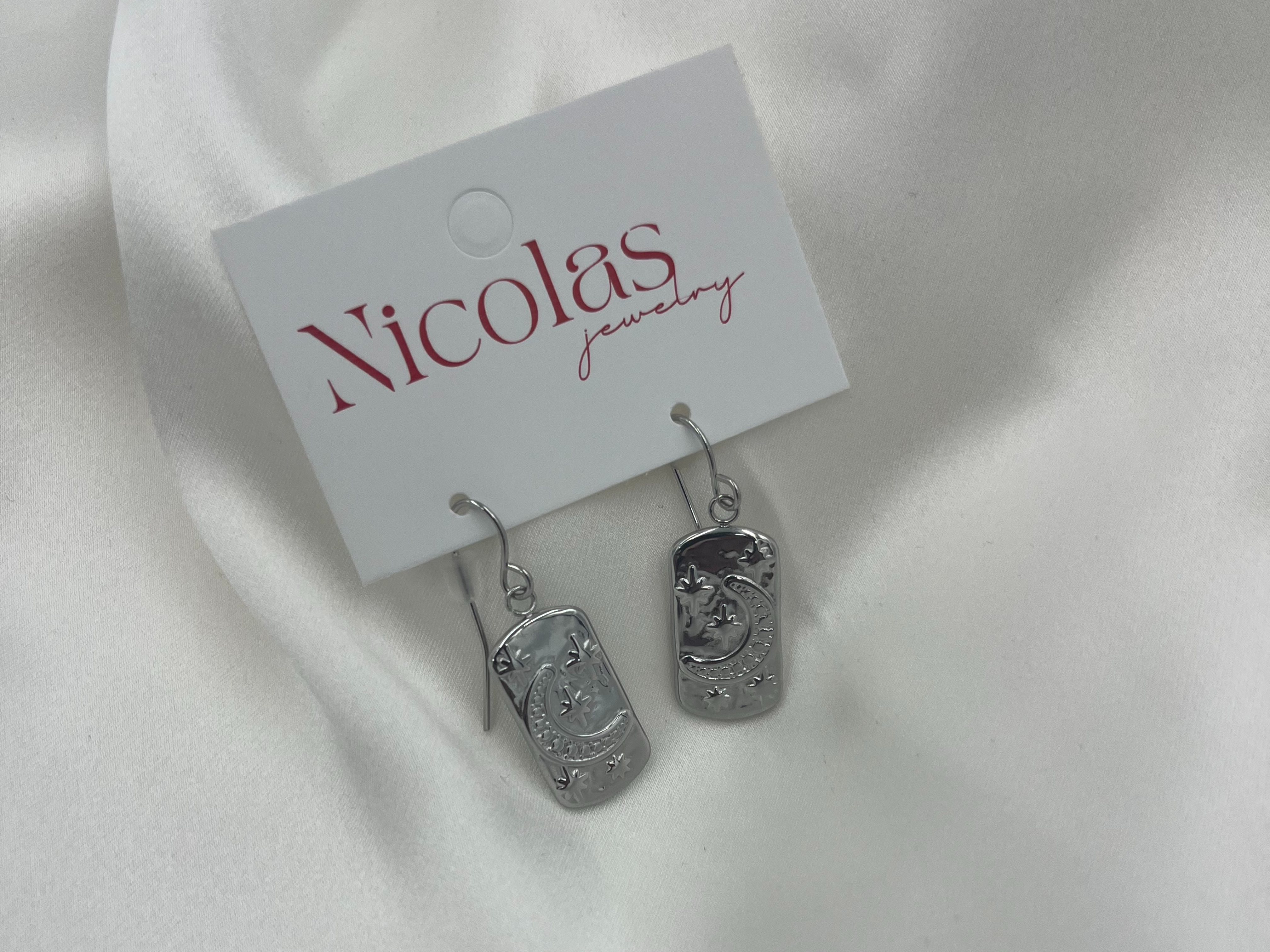 SAILOR MOON SILVER EARRINGS ' - ' ΚΡΕΜΑΣΤΑ
