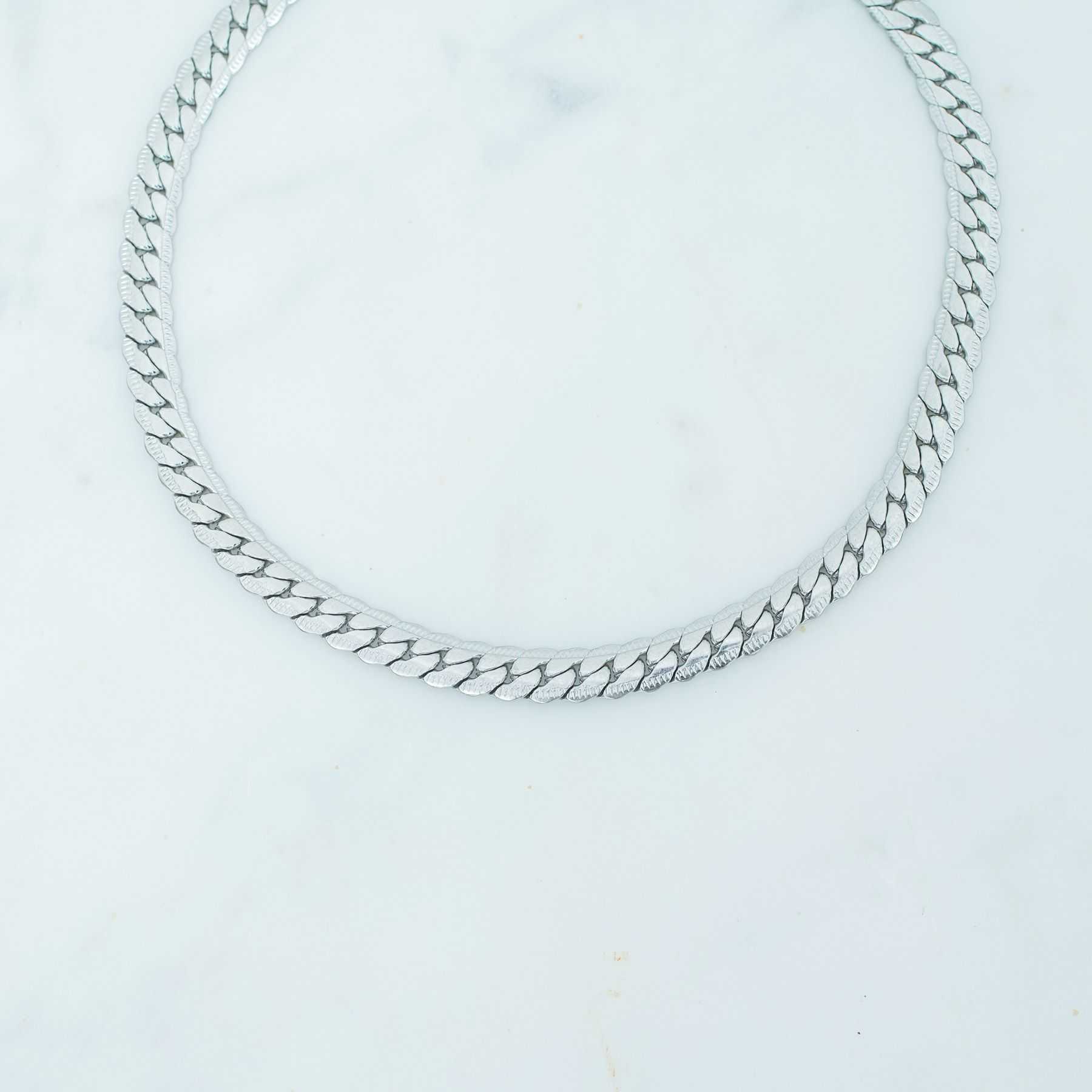 NEMESIS CHAIN NECKLACE - SILVER