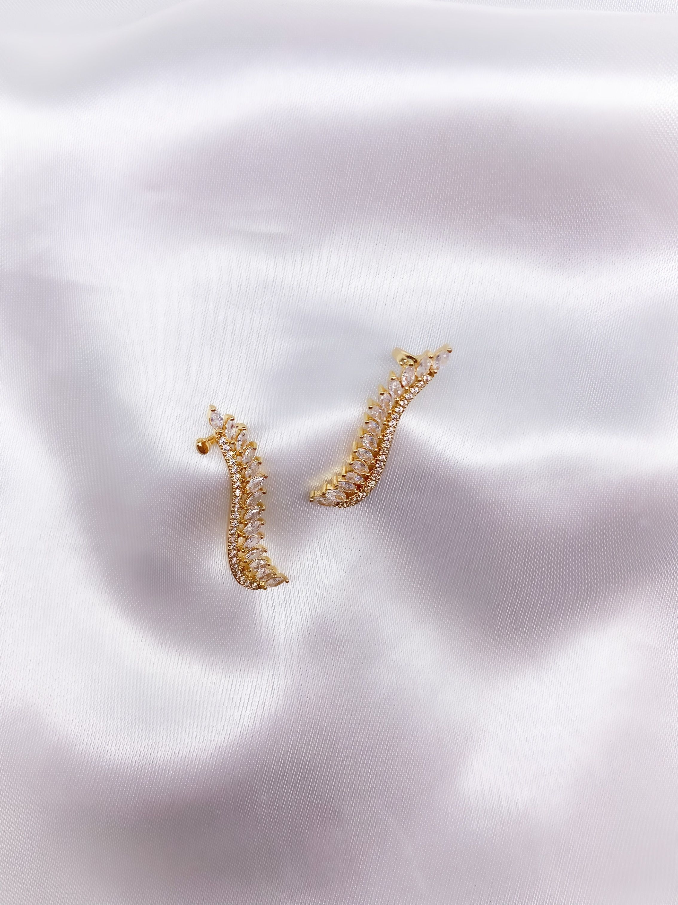 LILIANA CLIMBER EARRINGS - GOLD ' - ' CLIMBERS