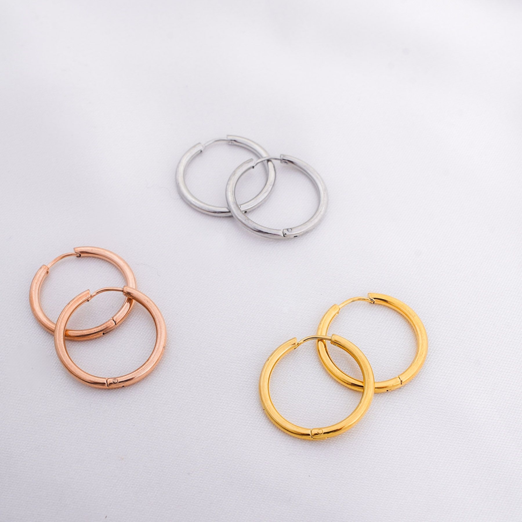 ILEANA HOOPS - ROSE GOLD ' - ' ΚΡΙΚΟΙ