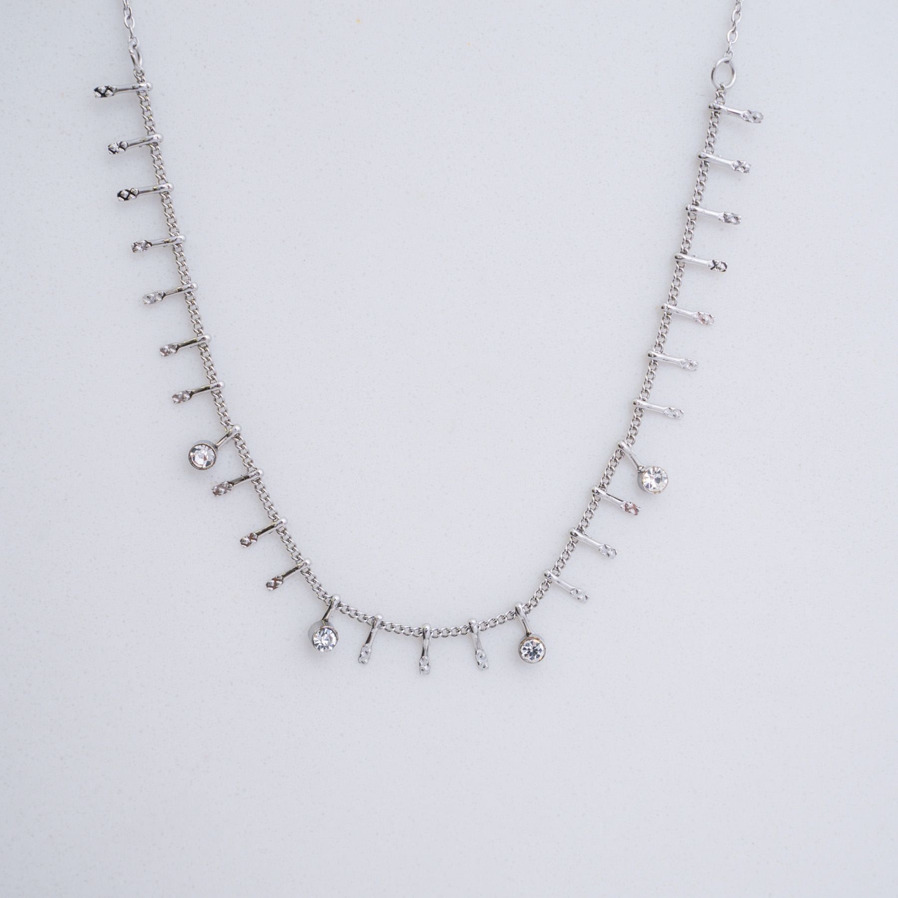 ELLIETTE NECKLACE - SILVER ' - ' ΜΕΝΤΑΓΙΟΝ