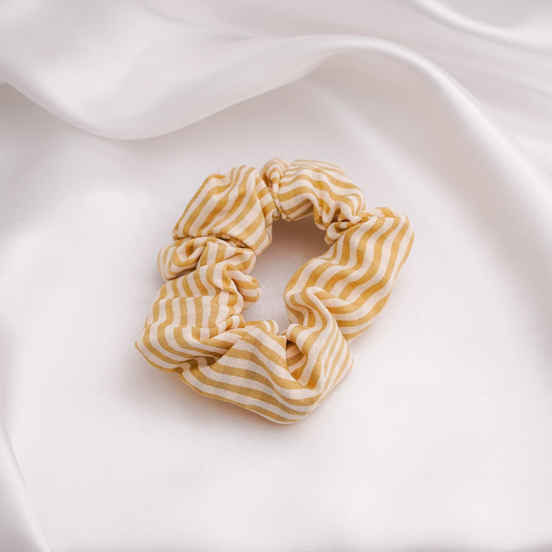 ELIZA SCRUNCHIE - YELLOW  ' - ' SCRUNCHIES