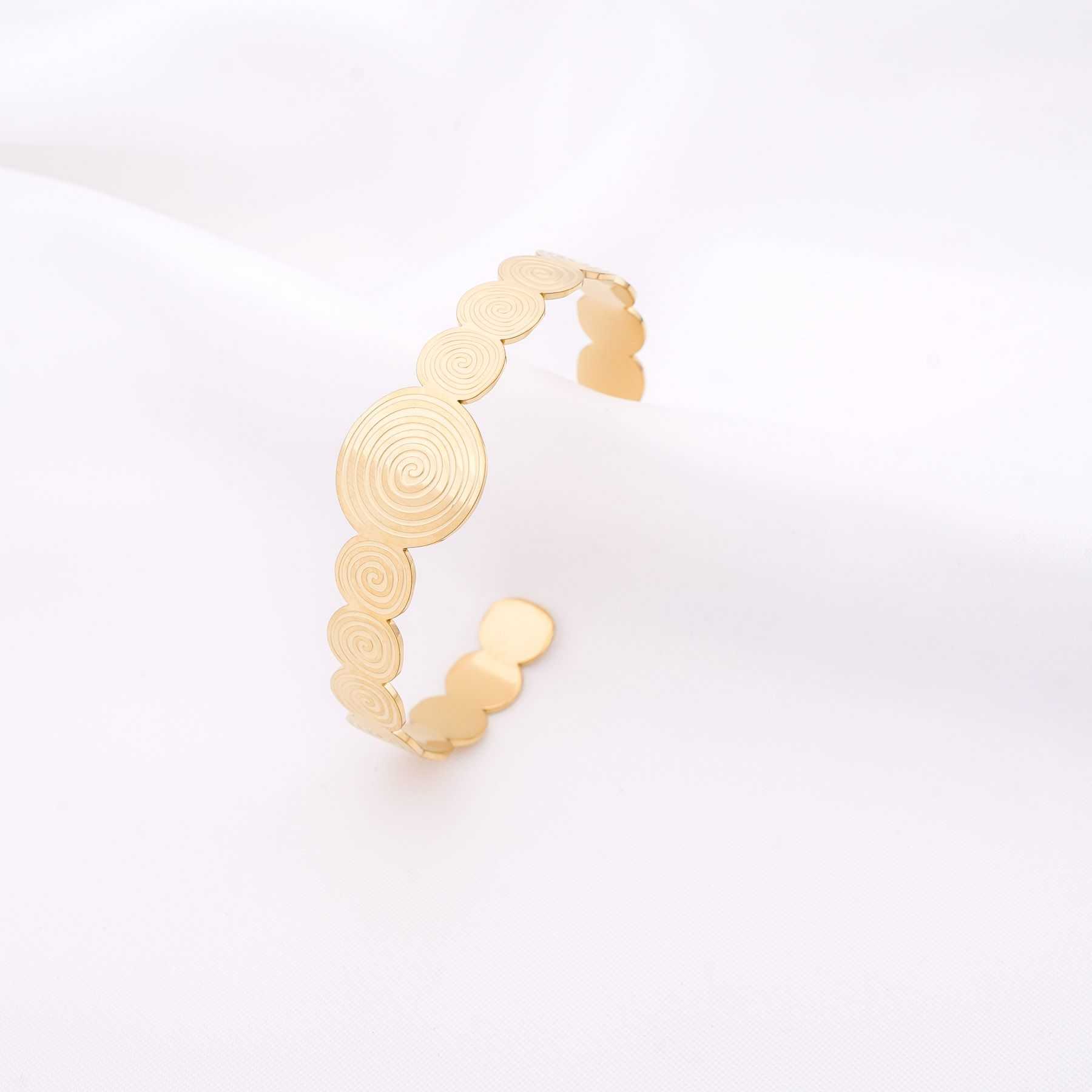 IRENE HANDCUFF - GOLD 