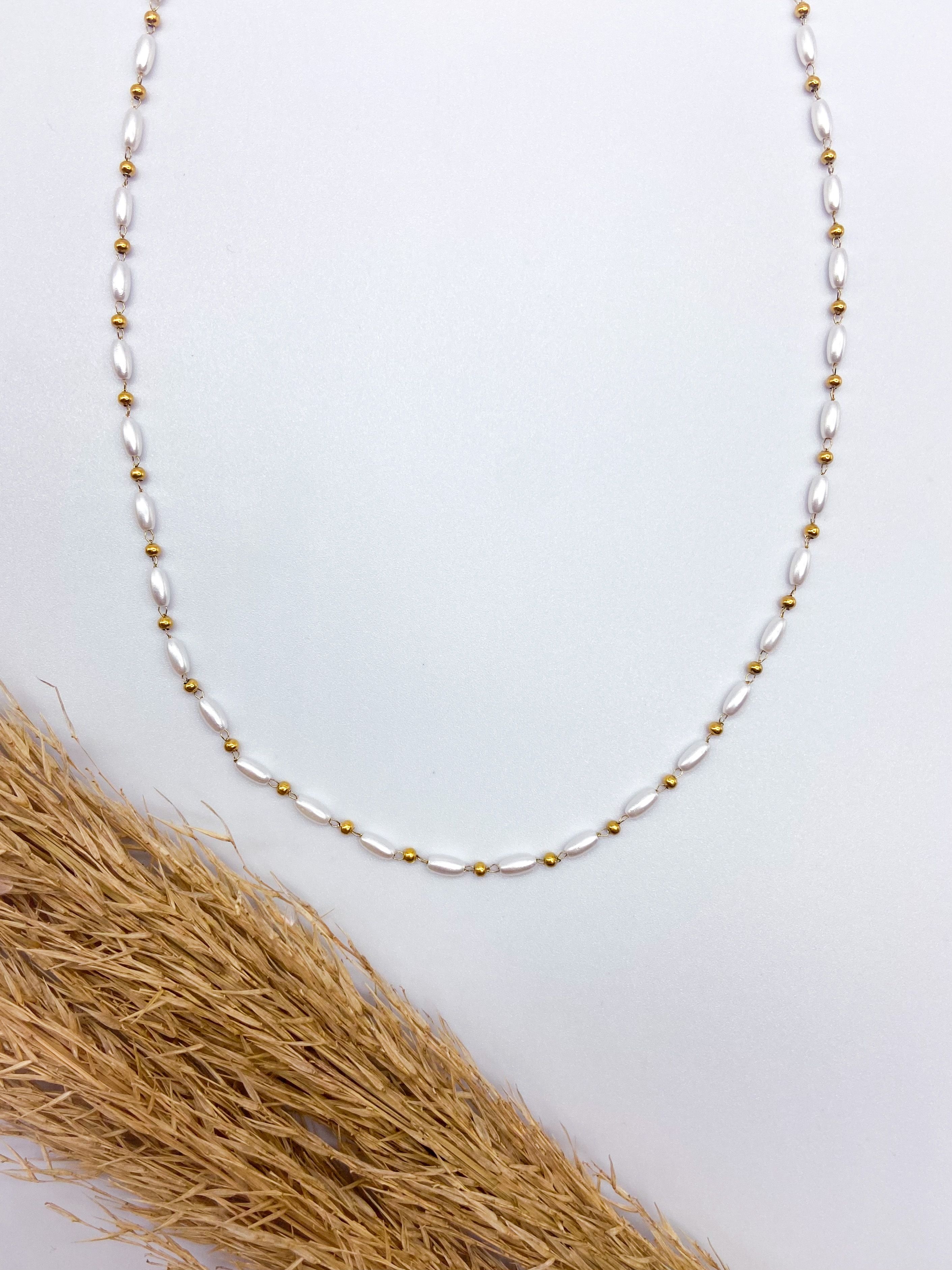 RIVER NECKLACE - GOLD ' - ' ΜΕΝΤΑΓΙΟΝ