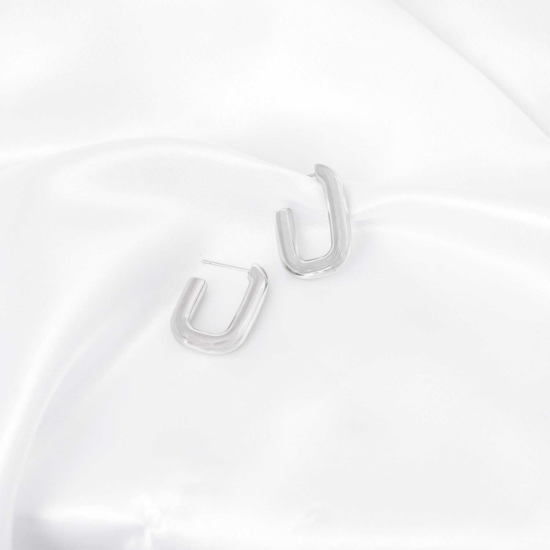 ELEANA HOOPS - SILVER