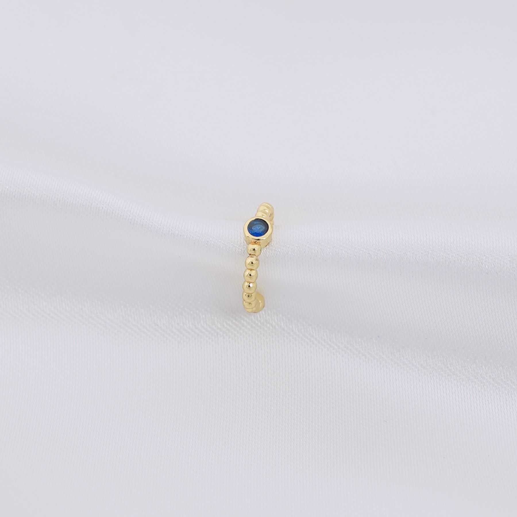 BILLIE EAR CUF - GOLD & BLUE