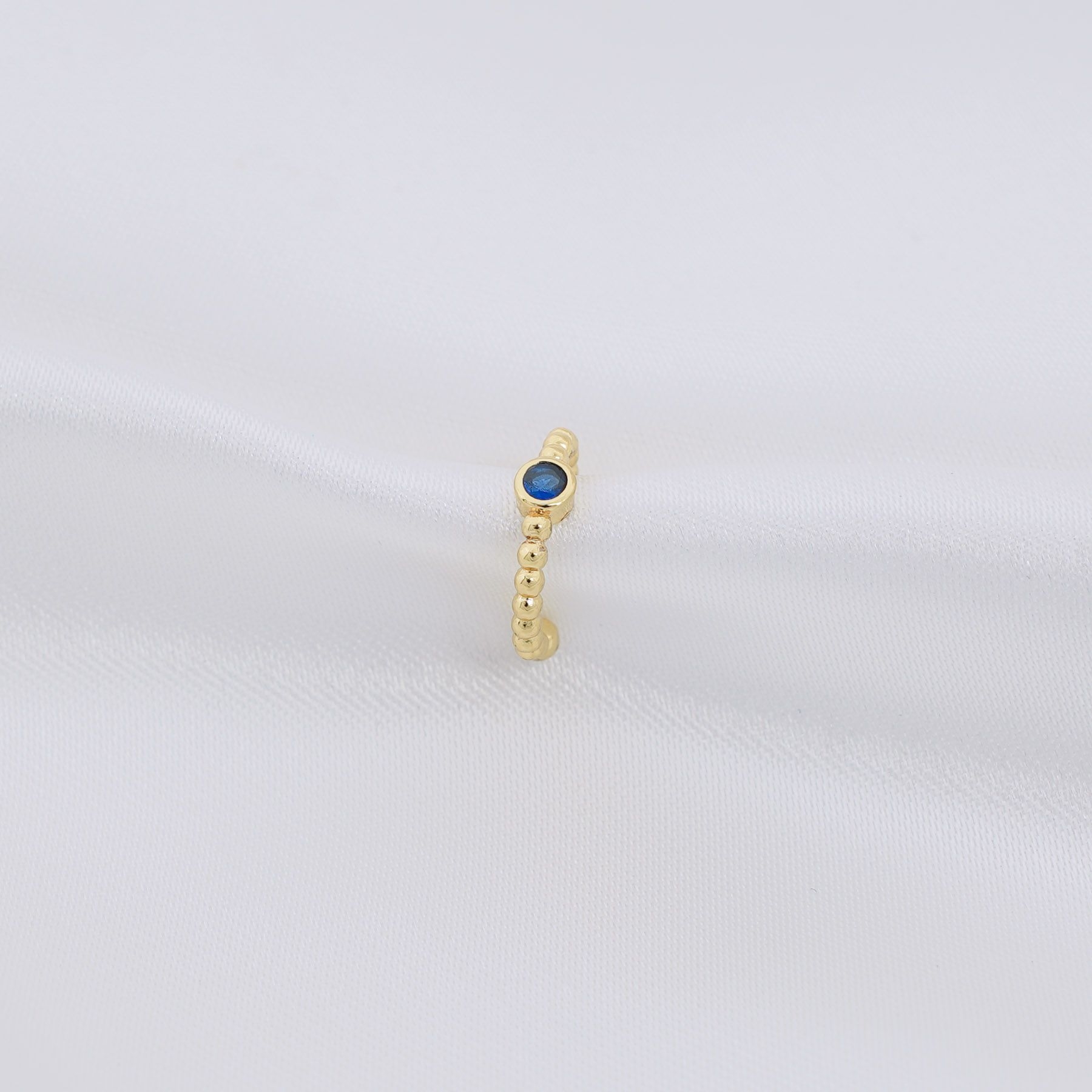BILLIE EAR CUF - GOLD & BLUE ' - ' EAR CUFFS