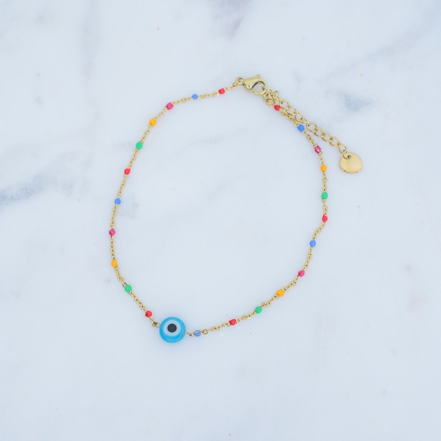 ELYSIAN ANKLET - COLOURFUL GOLD ' - ' ΠΟΔΙΟΥ